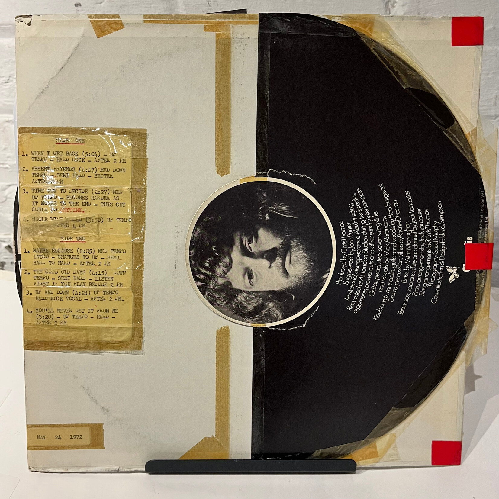 [Kollectible Vinyl] Mick Abrahams Band: At Last (1972, UK, Former CHUM Copy, Disc VG+) [CHRYSALIS]