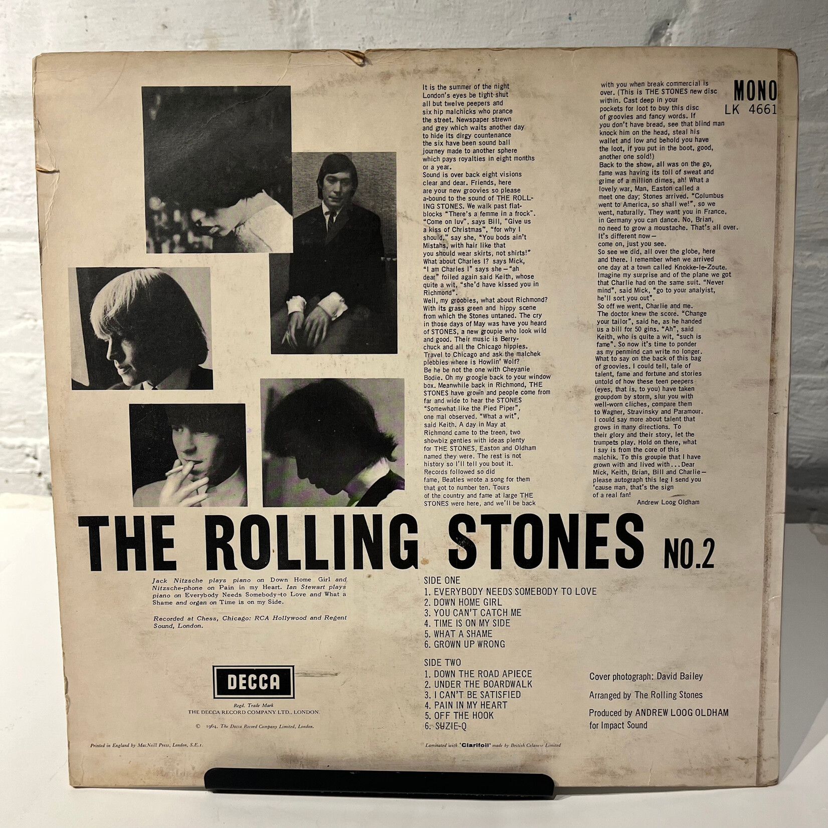 [Kollectible Vinyl] Rolling Stones: No. 2 (1965, UK, w/ Inner, Mono, VG+) [DECCA]