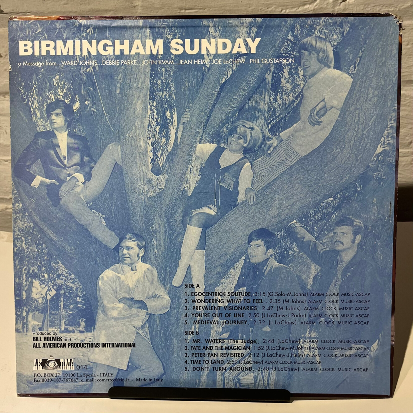 [Kollectible Vinyl] Birmingham Sunday: A Message From Birmingham Sunday (1998, Italy, VG+) [AKARMA]