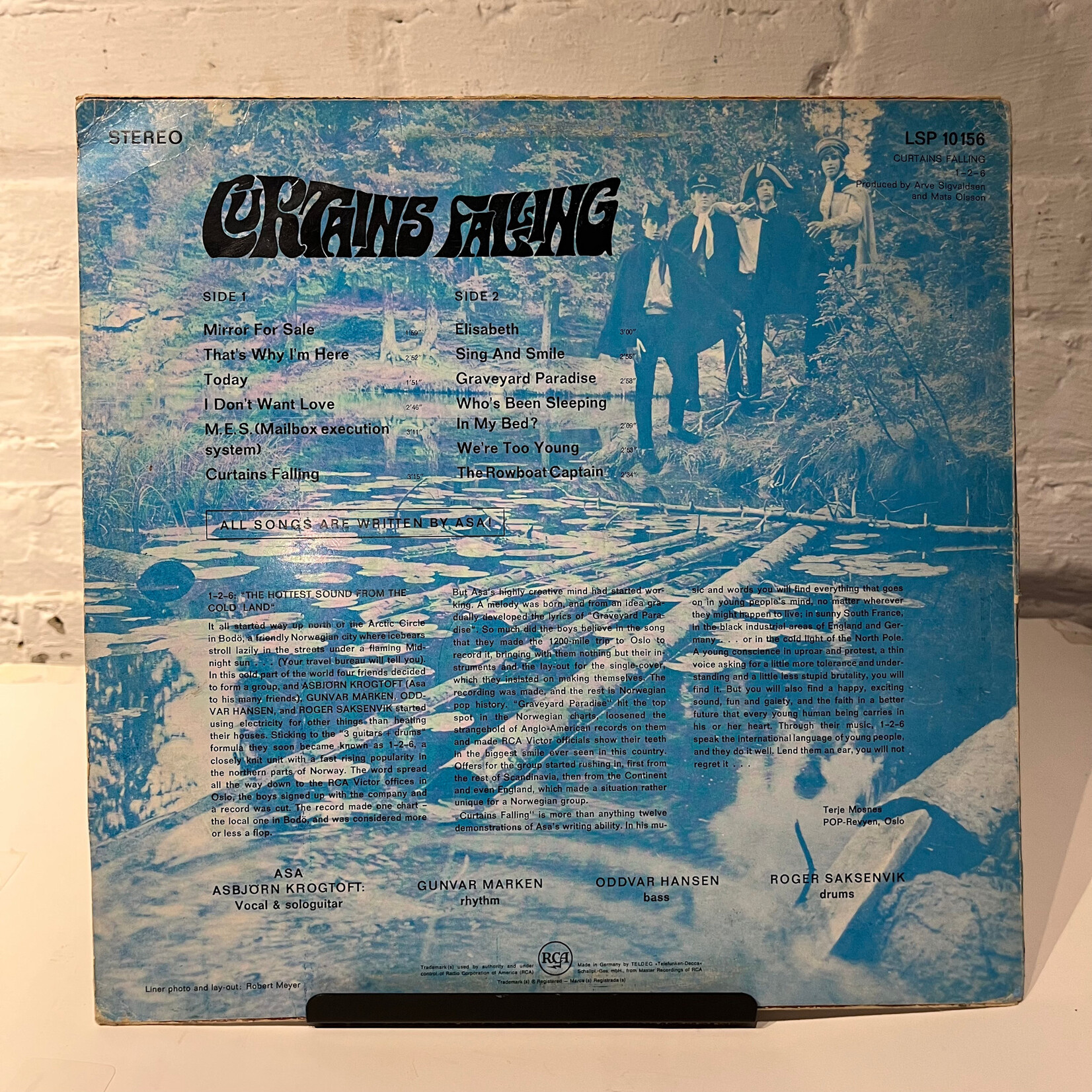 [Kollectible Vinyl] 126: Curtains Falling (1967, Norway, VG) [RCA]