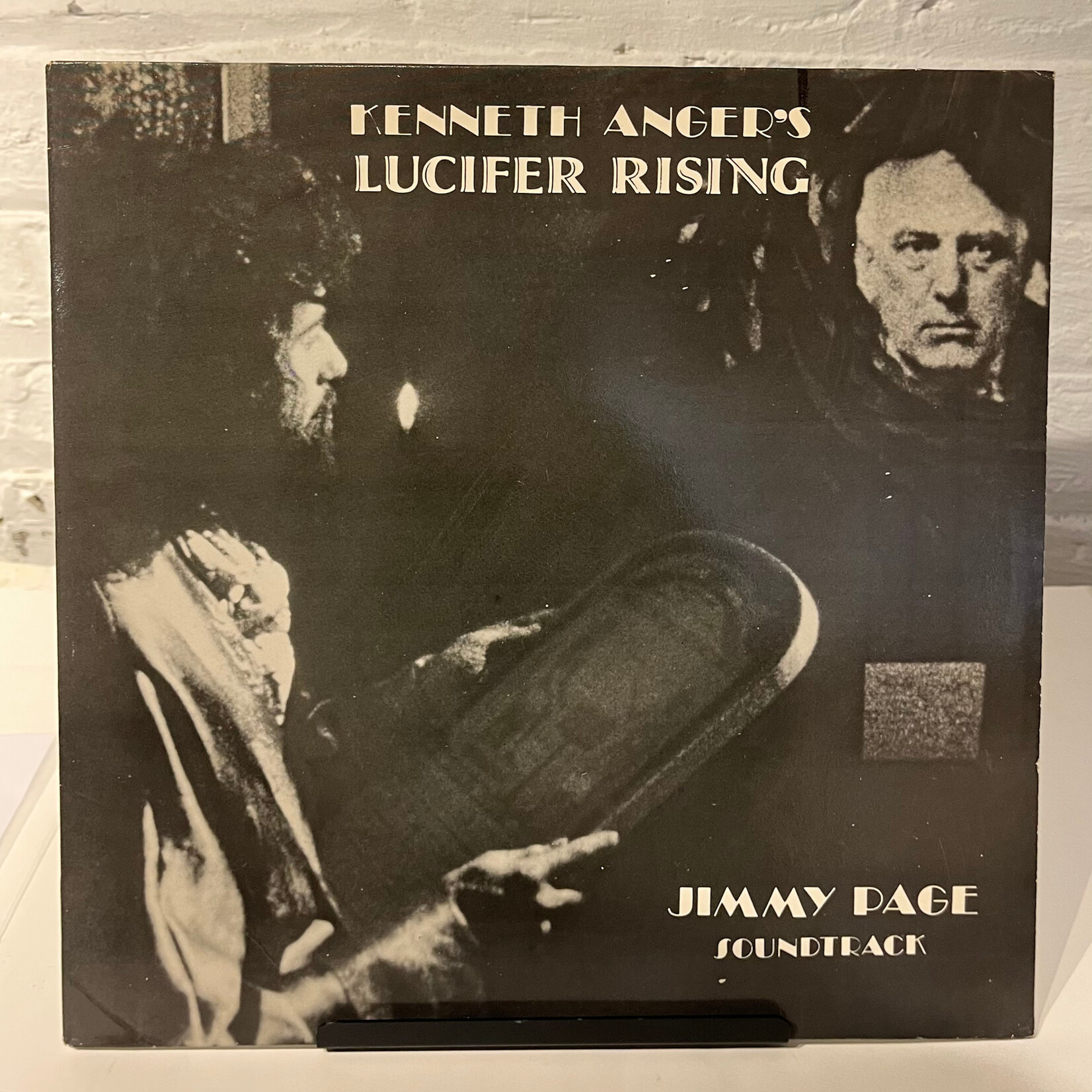[Kollectible Vinyl] Page, Jimmy: Kenneth Anger's Lucifer Rising (1987, USA, Unofficial, 12" EP, w/ Insert, Blue Wax, Ex) [BOLESKINE HOUSE]