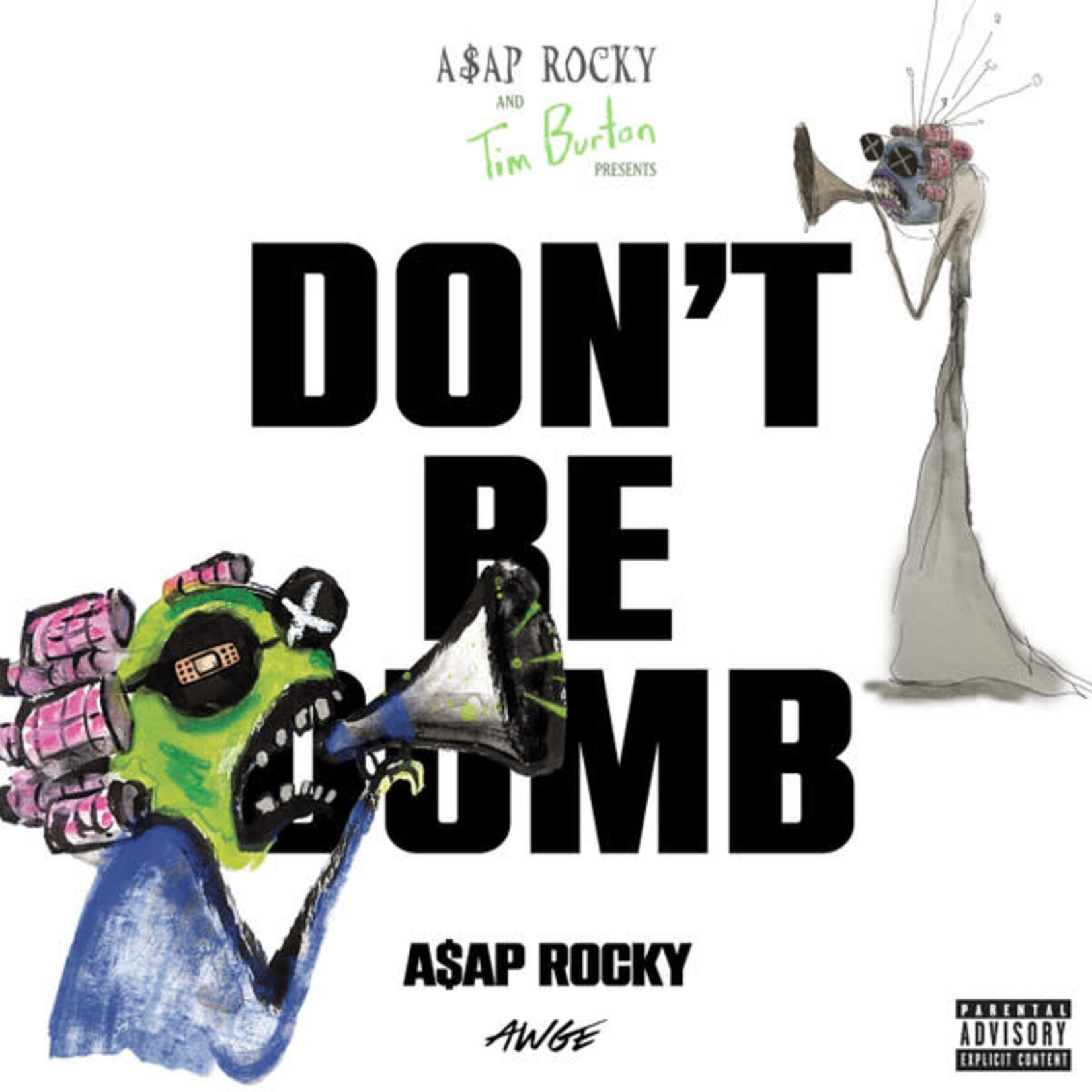 [New] A$AP Rocky: Don't Be Dumb (Black + White Vinyl) [RCA]