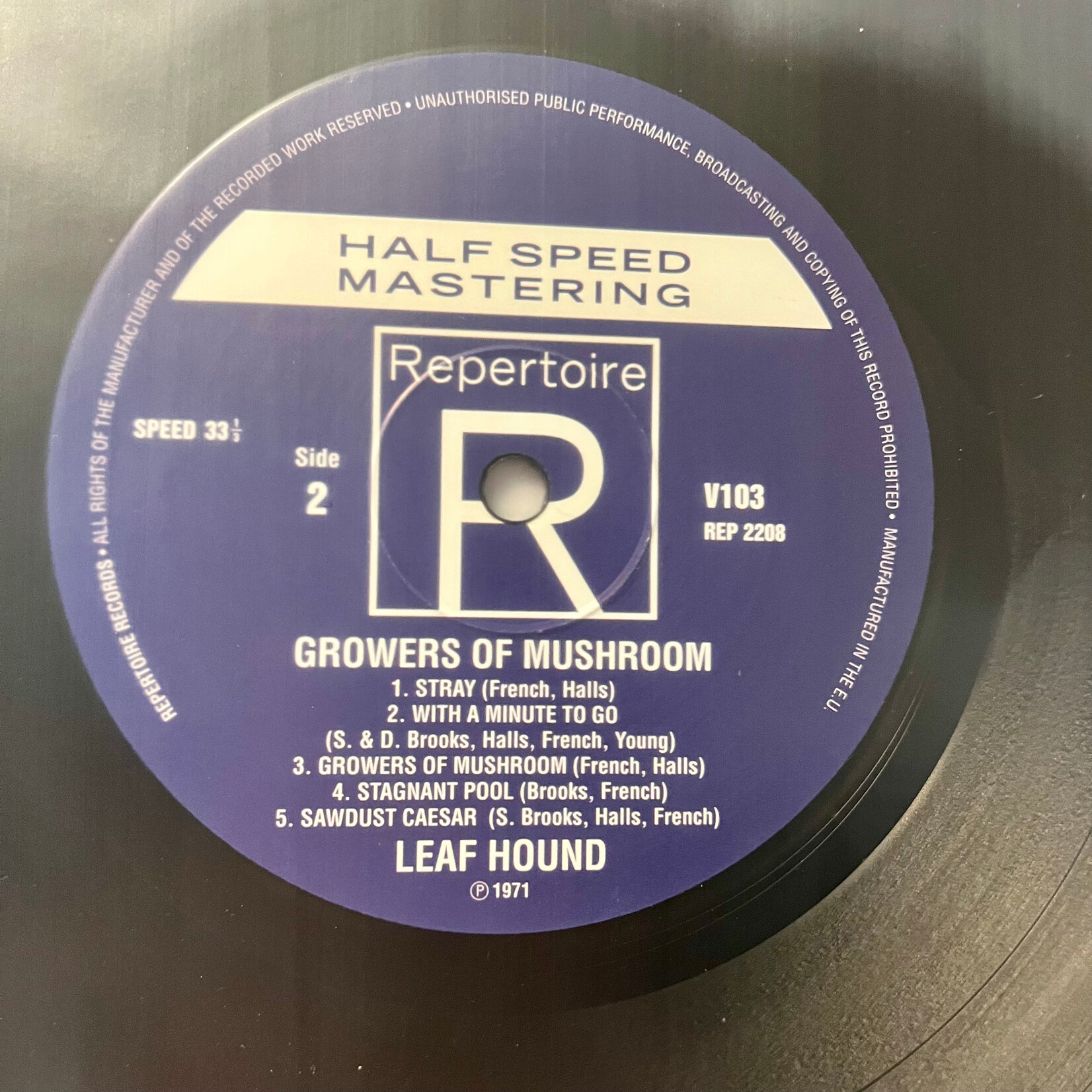 [Kollectible Vinyl] Leaf Hound: Growers Of Mushroom (2015, UK, Ex) [REPERTOIRE]