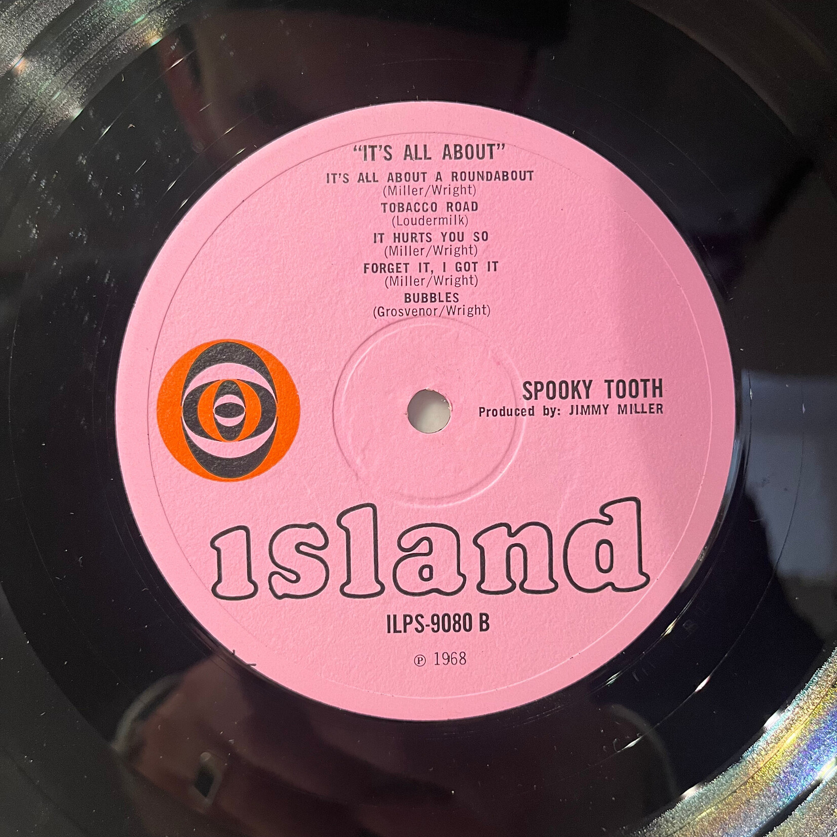 [Kollectible Vinyl] Spooky Tooth: It's All About (1968, UK, Pink Island, VG+) [ISLAND]