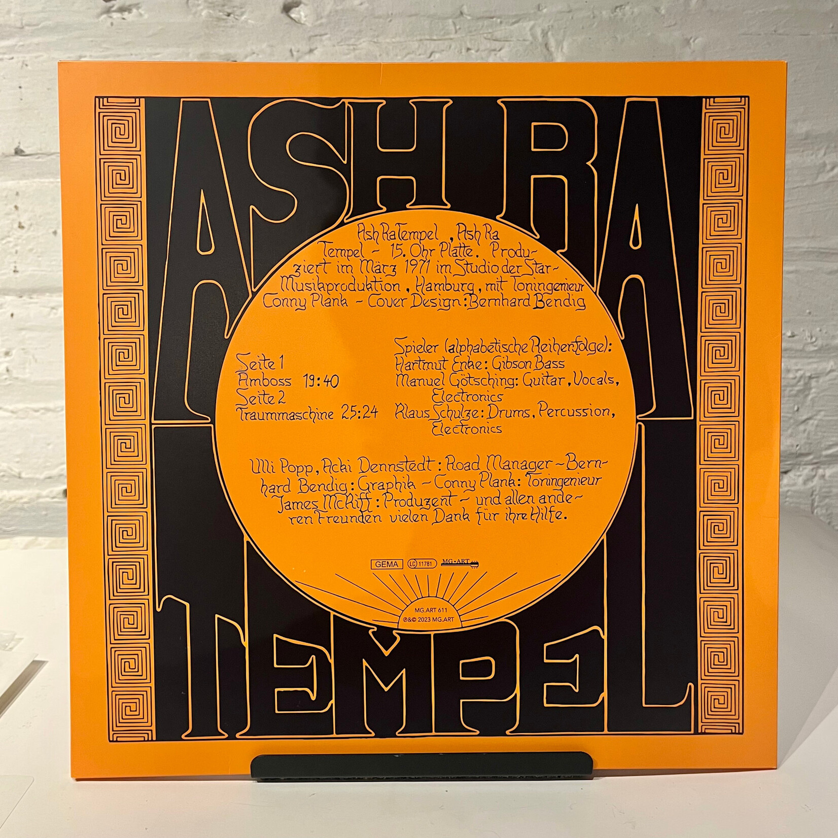 [Kollectible Vinyl] Ash Ra Tempel: Ash Ra Tempel (2023, Germany, Transparent Wax, Ex) [MG.ART]