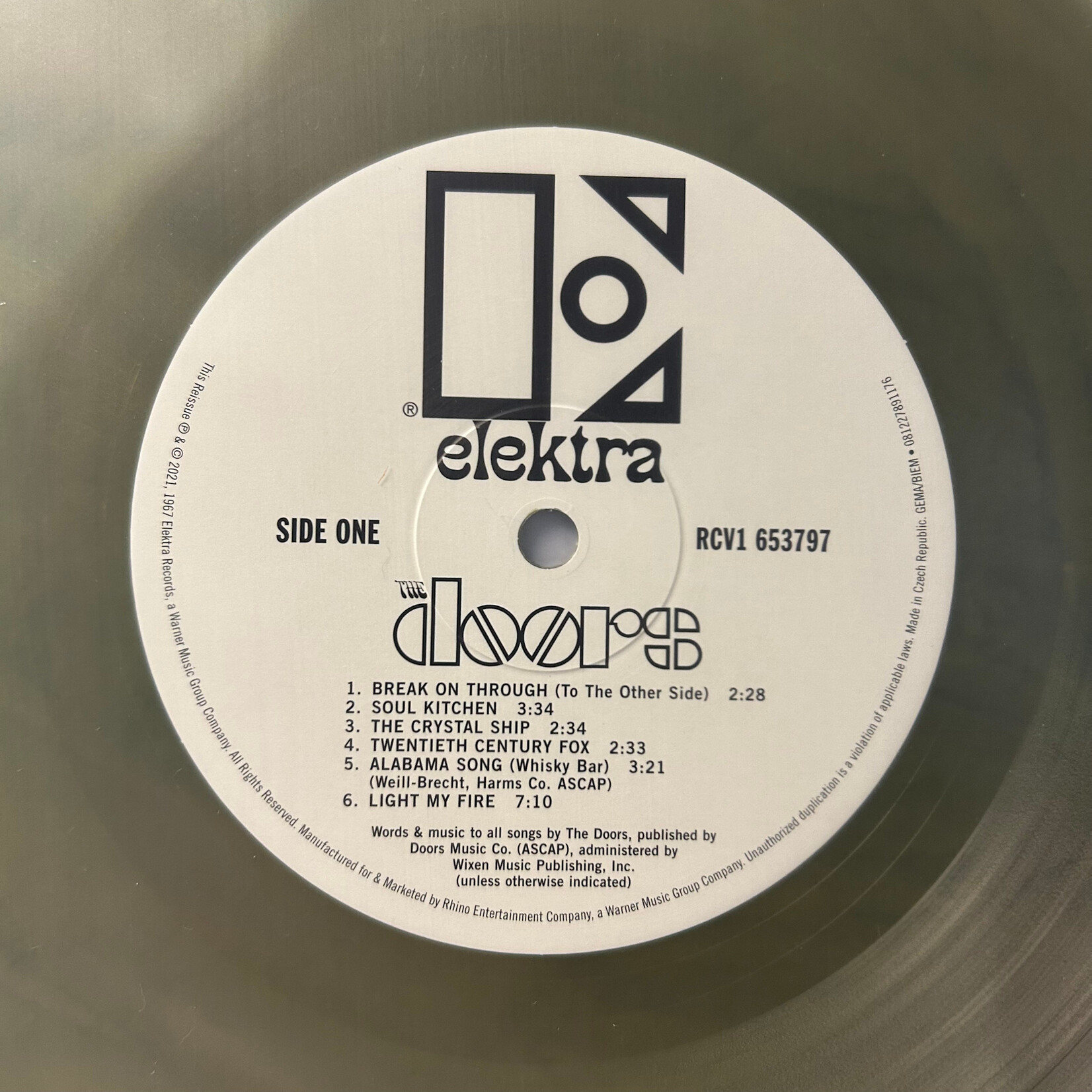 [Kollectible Vinyl] Doors: The Doors (2021, USA, Vinyl Me Please, Gold Ed., Ex)
