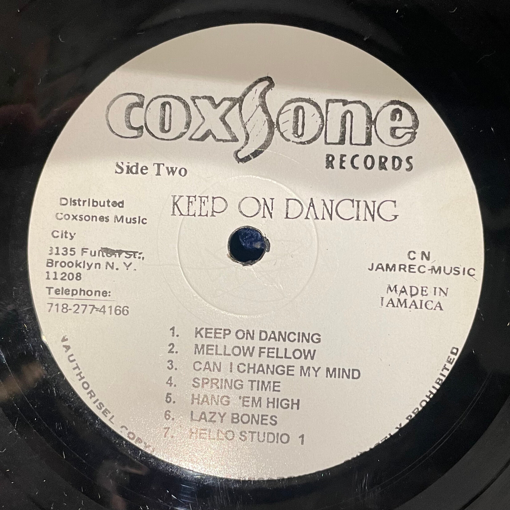[Kollectible Vinyl] Mittoo, Jackie: Keep On Dancing (1970s, Jamaica, VG+) [COXSONE]