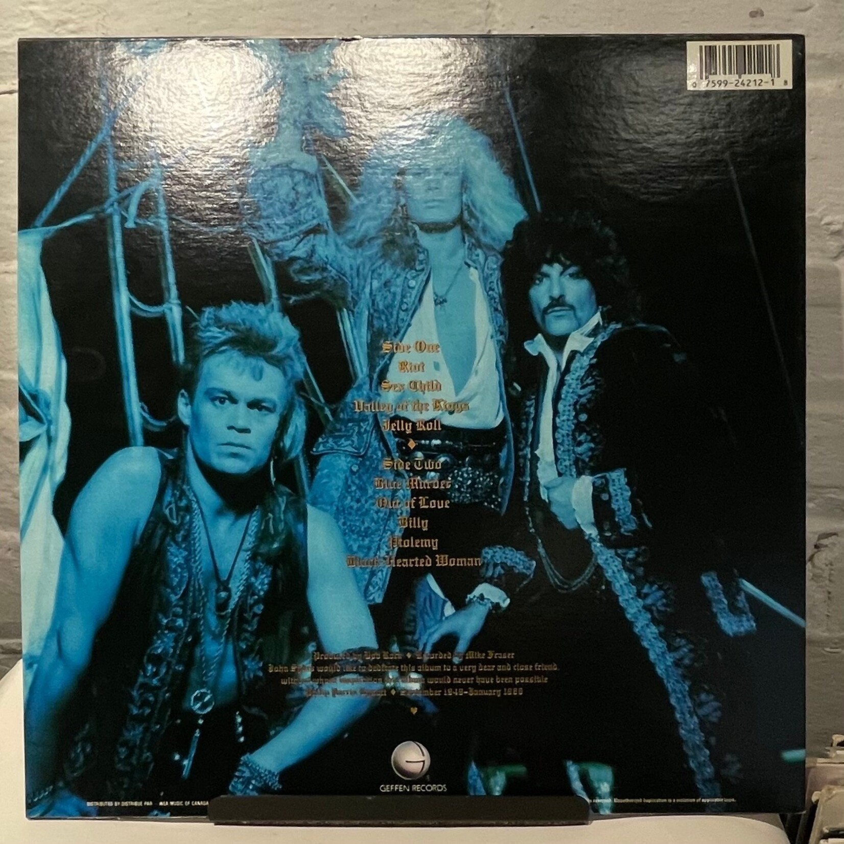 [Kollectible Vinyl] Blue Murder: Blue Murder (1989, Canada, w/ Inner, EX) [GEFFEN]
