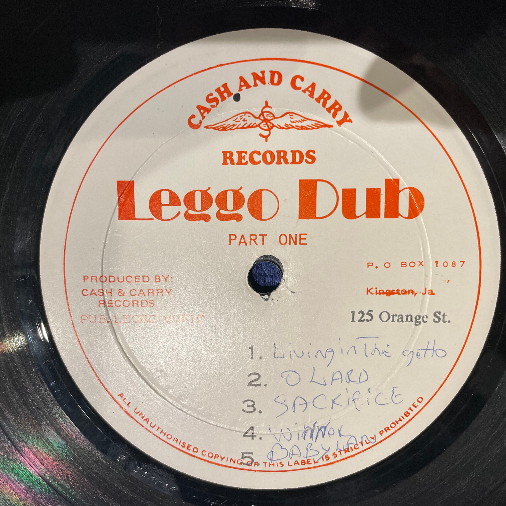 [Kollectible Vinyl] Ossie All Stars: Leggo Dub (1978, Jamaica, VG) [CASH & CARRY]