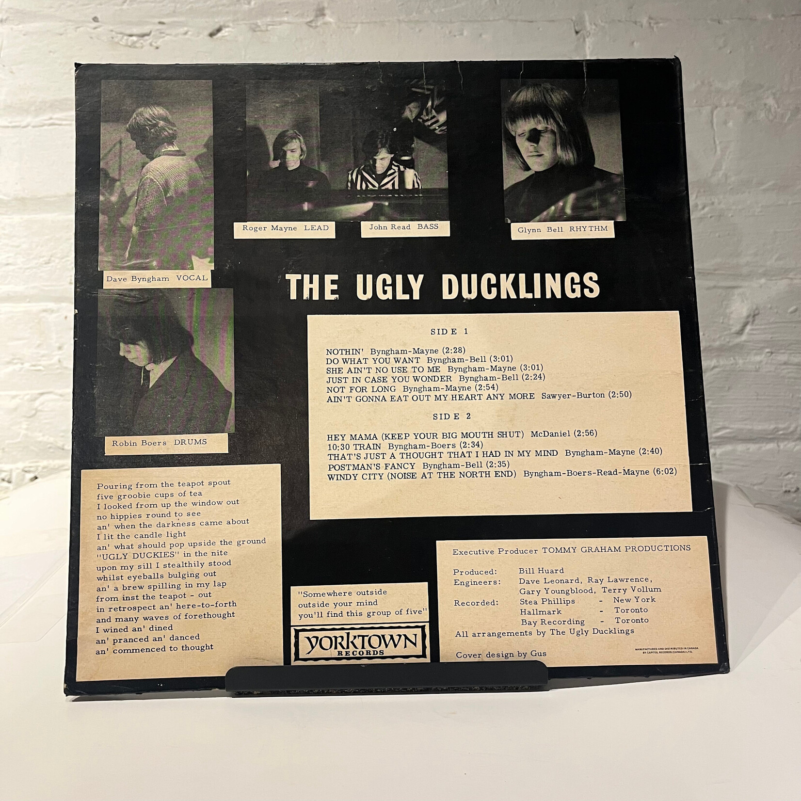 [Nick's Disk Pics] Ugly Ducklings: Somewhere Outside (1967, Canada, Disc Warp, G+) [YORKTOWN]