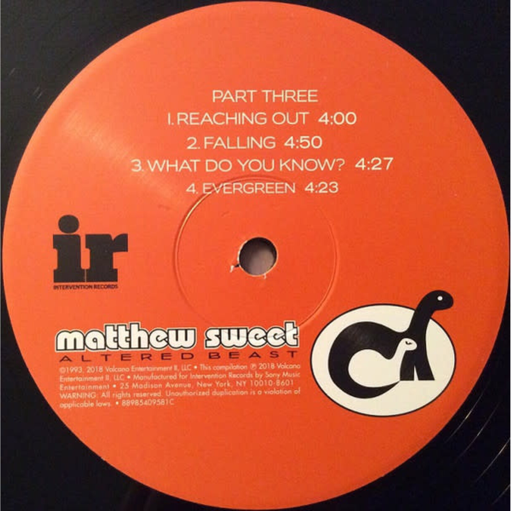 [Kollectible Vinyl] Sweet, Matthew: Altered Beast (2018, USA, EX) [INTERVENTION]