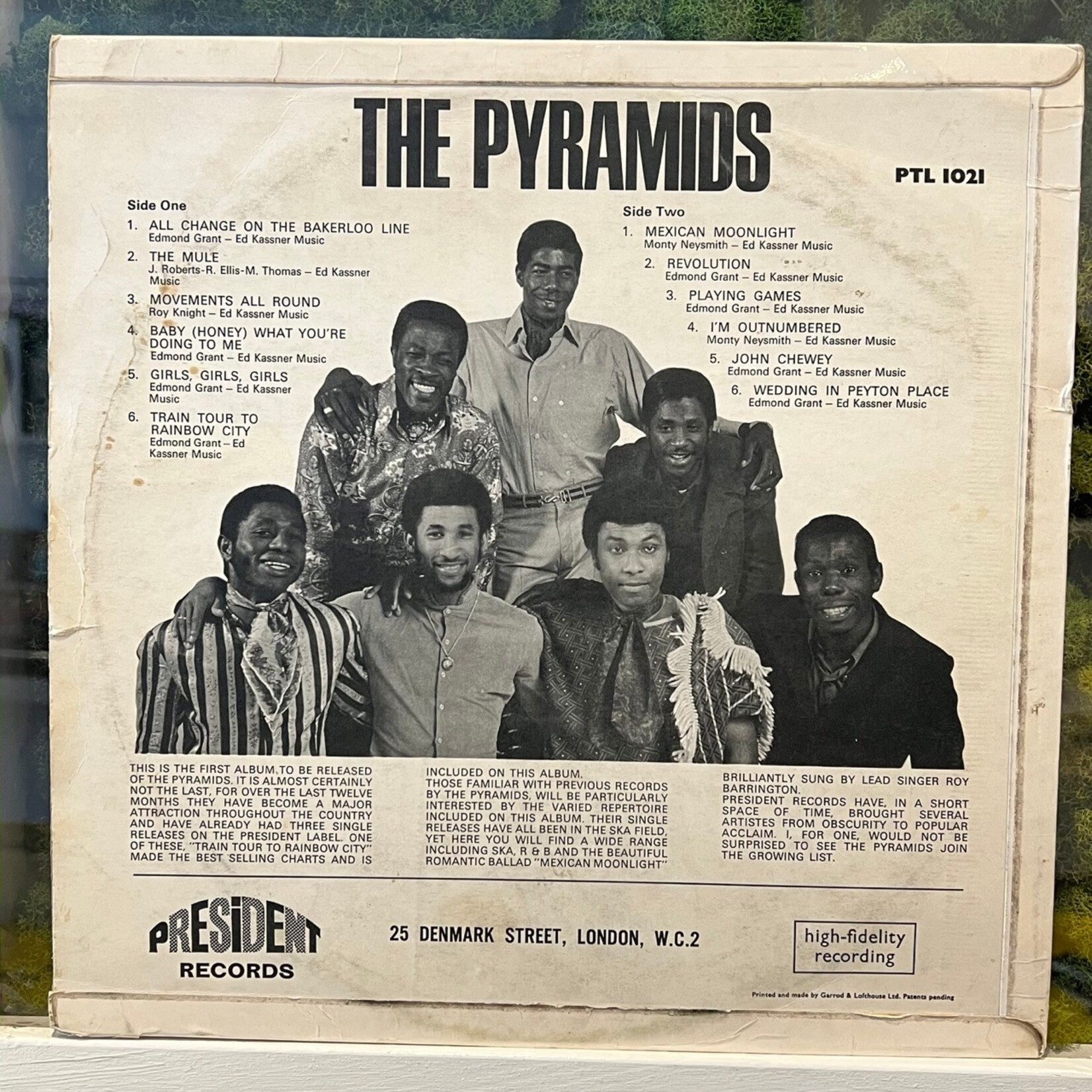 [Kollectible Vinyl] Pyramids: The Pyramids (1968, UK, VG) [PRESIDENT]