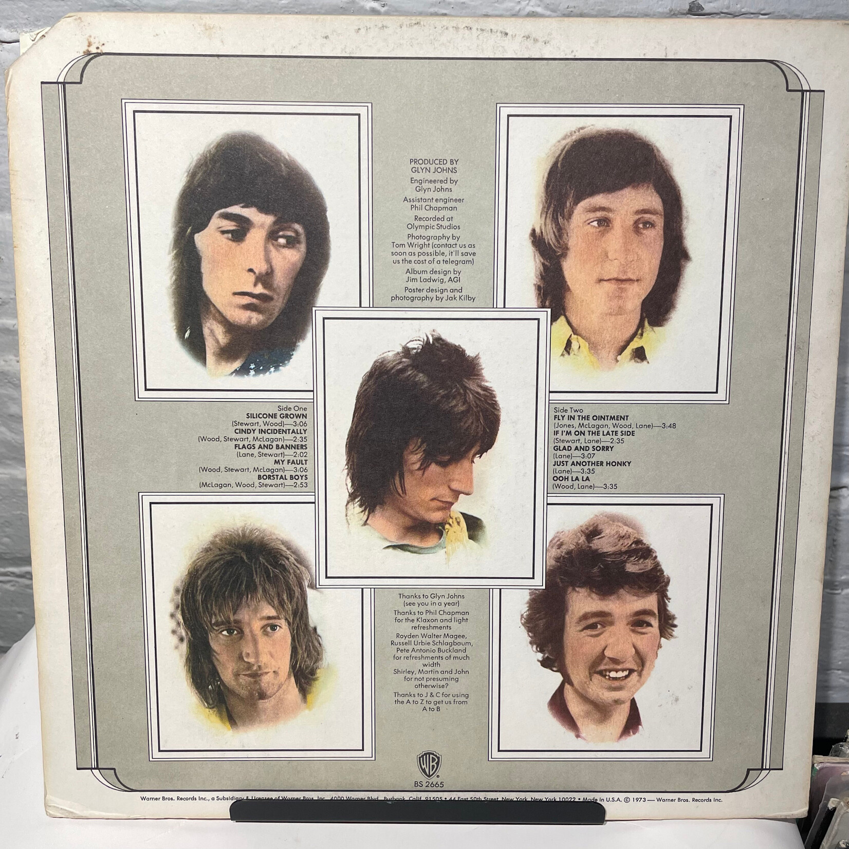 [Kollectible Vinyl] Faces: Ooh La La (1973, USA, Gimmick Cover, w/ Insert, VG+) [WARNER]