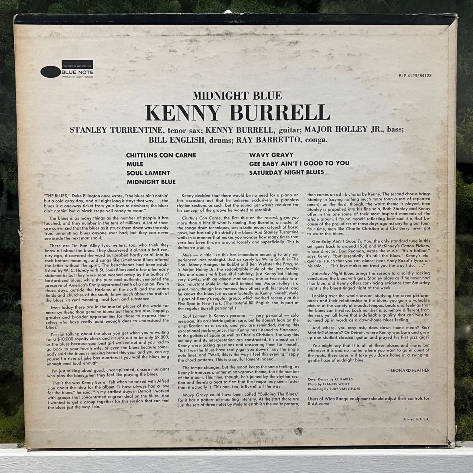 [Kollectible Vinyl] Burrell, Kenny: Midnight Blue (1973, USA, VG) [BLUE NOTE]