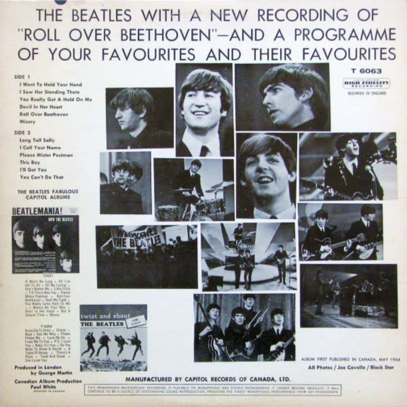 [Kollectible Vinyl] Beatles: Long Tall Sally (1964, Canada, Mono, EX) [CAPITOL]