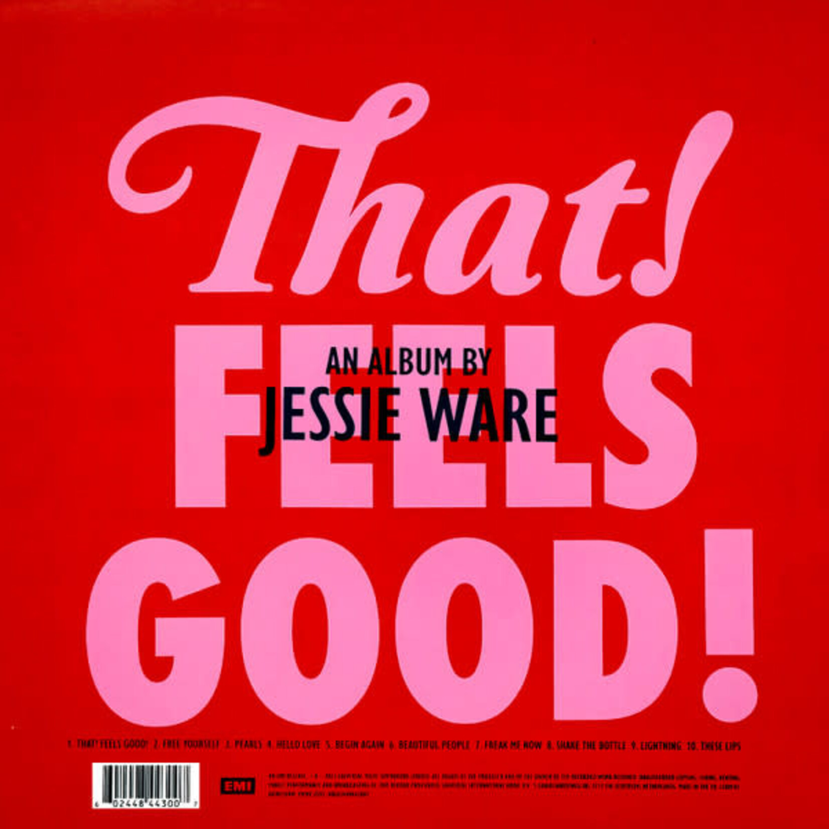 [Kollectible Vinyl] Ware, Jessie: That Feels Good! (2023, Europe, Red Translucent, Sealed!) [EMI]