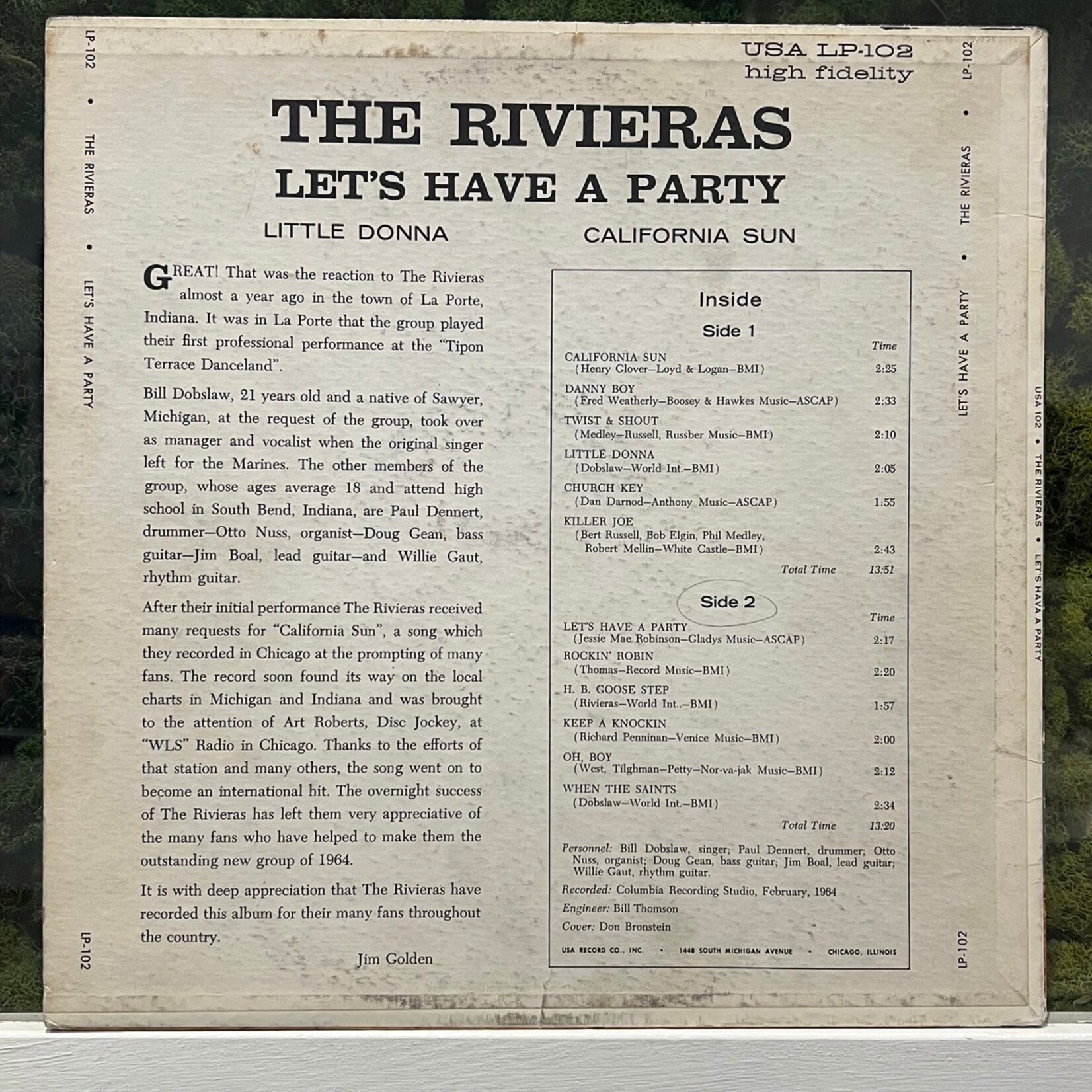 [Kollectible Vinyl] Rivieras: Let's Have A Party (1964, USA, VG) [U.S.A]