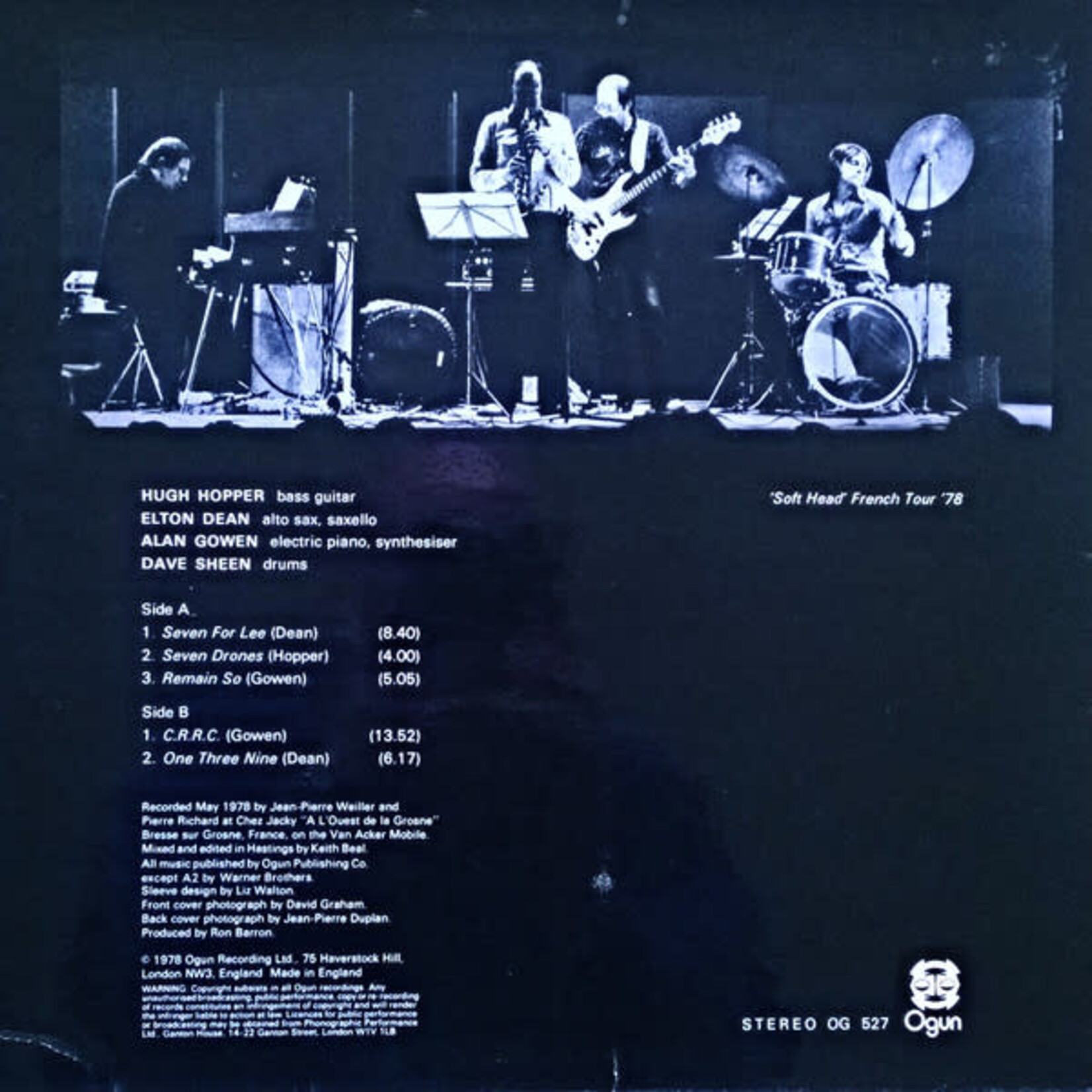 [Kollectible Vinyl] Hopper, Hugh, Elton Dean, Alan Gowen, Dave Sheen: Rogue Element (1978, UK, EX) [OGUN]