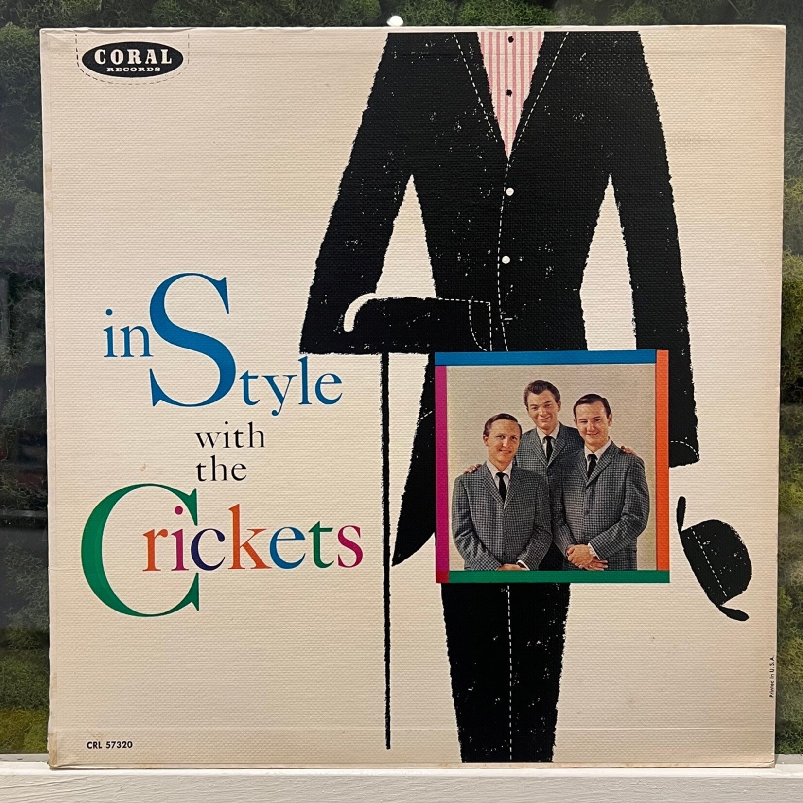 [Kollectible Vinyl] Crickets: In Style With The Crickets (1960, USA, Mono, VG+) [CORAL]