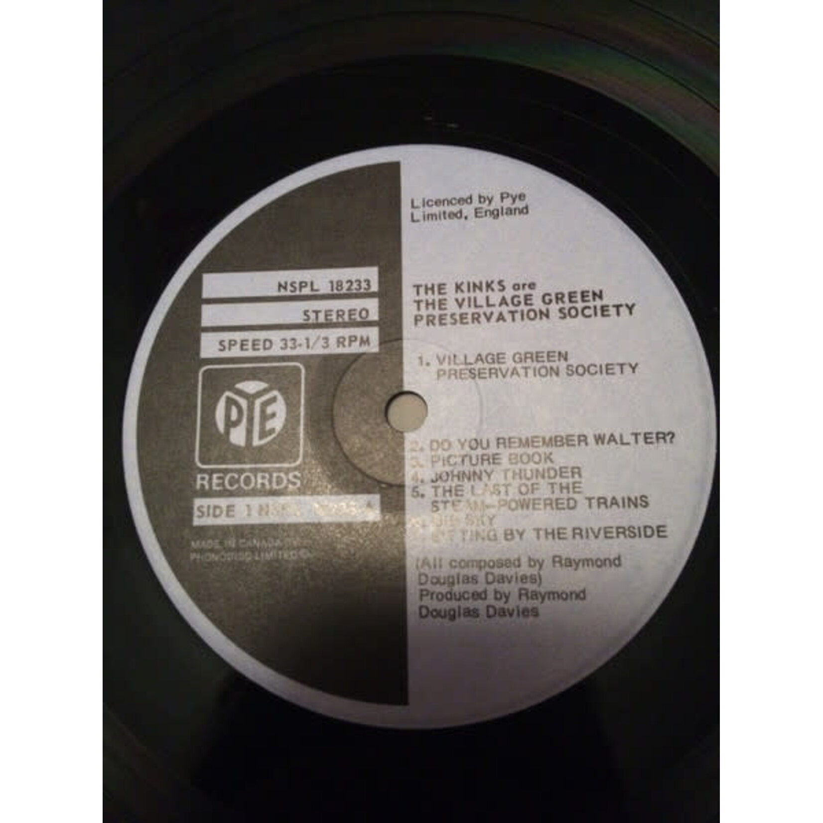 [Kollectible Vinyl] Kinks: The Kinks Are The Village Green Preservation Society (1972, Canada, EX) [PYE]