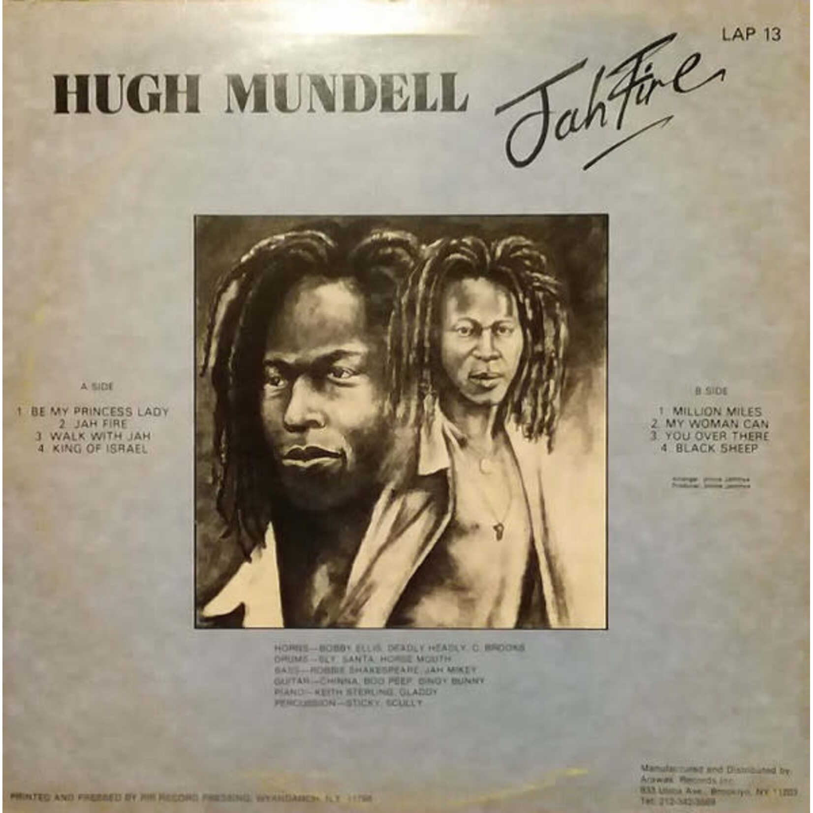 [Kollectible Vinyl] Mundell, Hugh: Jah Fire (1980, USA, VG) [ARAWAK]