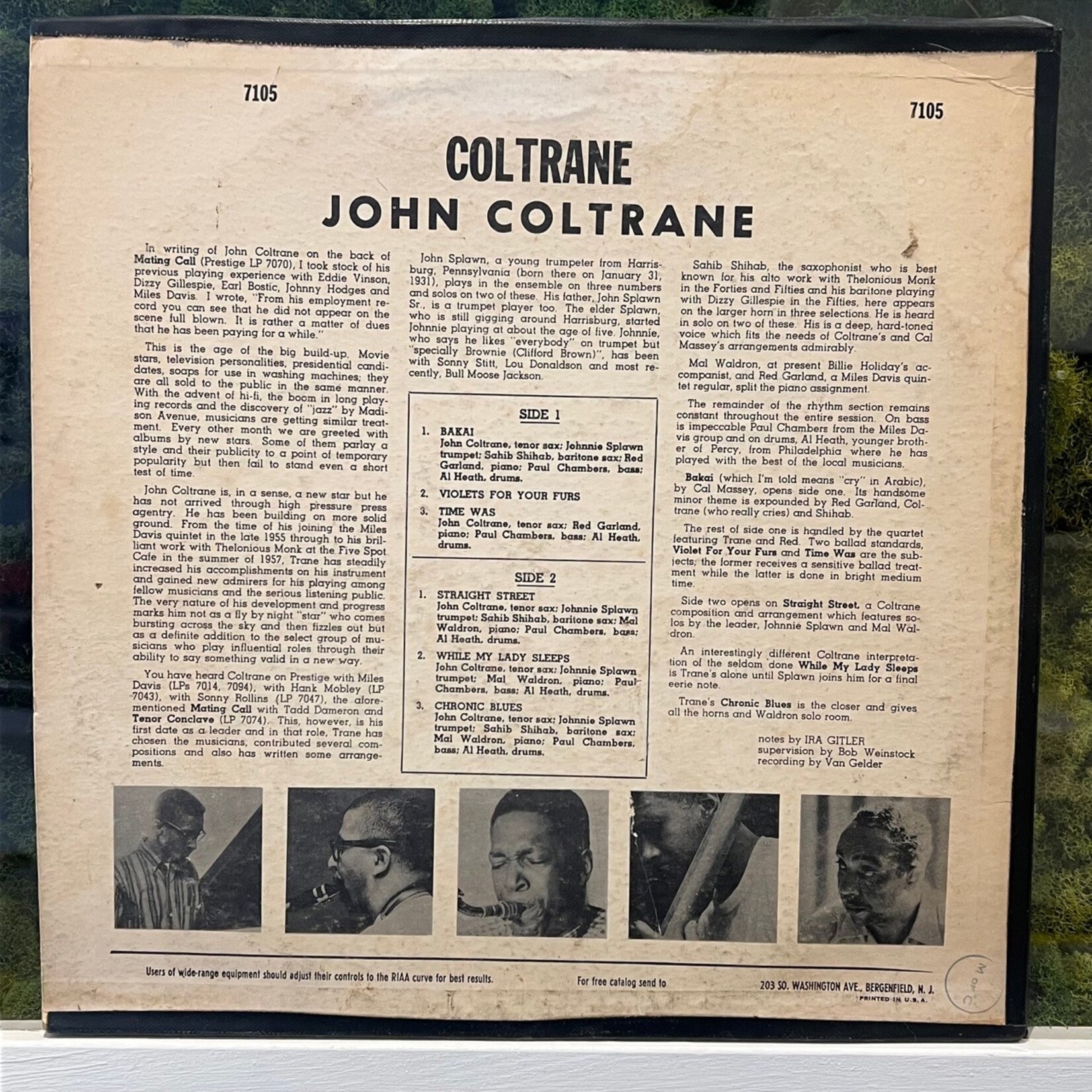 [Kollectible Vinyl] Coltrane, John: Coltrane (1964, USA, Blue Trident, Mono, Van Gelder, VG) [PRESTIGE]