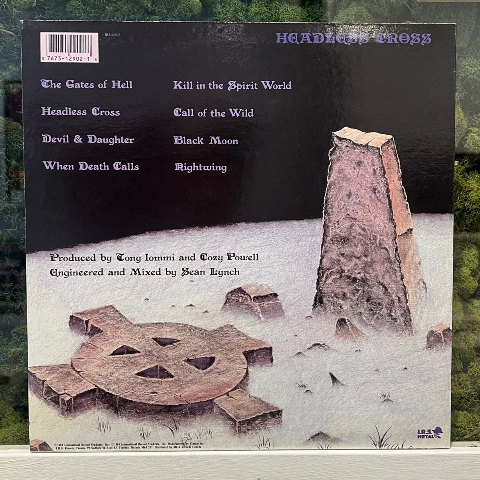 [Kollectible Vinyl] Black Sabbath: Headless Cross (1989, Canada, w/ Inner, VG+) [IRS]