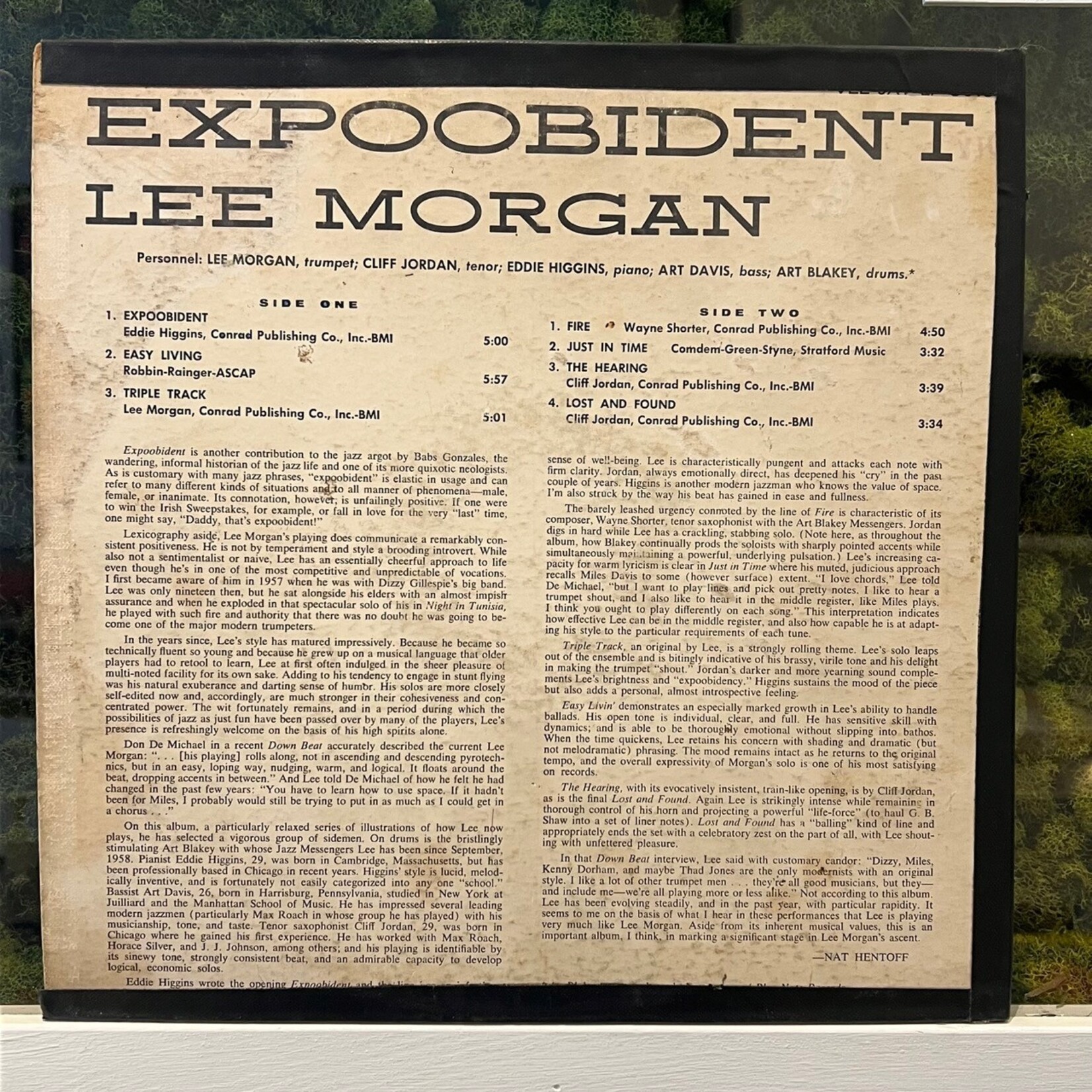 [Kollectible Vinyl] Morgan, Lee: Expoobident (1961, USA, VG) [VEE JAY]