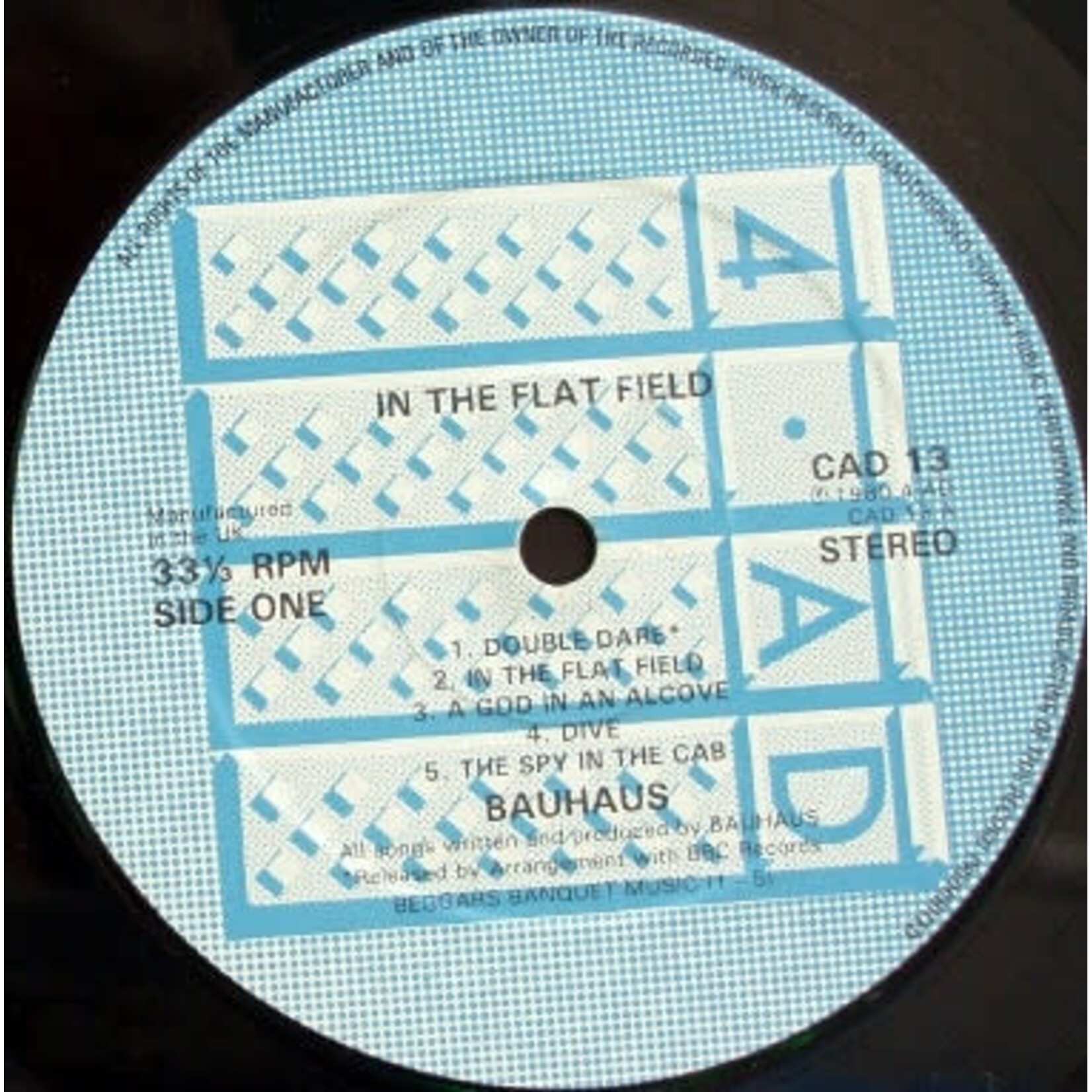 [Kollectible Vinyl] Bauhaus: In The Flat Field (1980, UK, Utopia Matrix, w/ OG Inner, EX) [4AD]