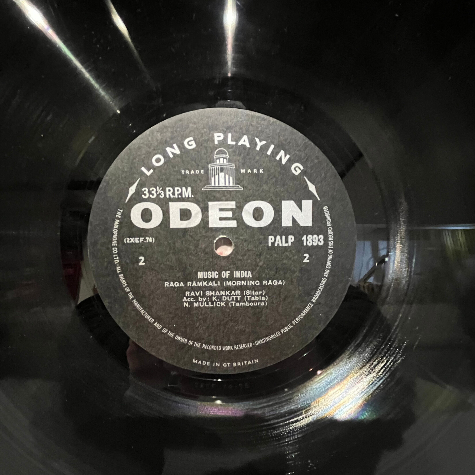 [Kollectible Vinyl] Shankar, Ravi: Music of India (1962, UK, VG+) [ODEON]