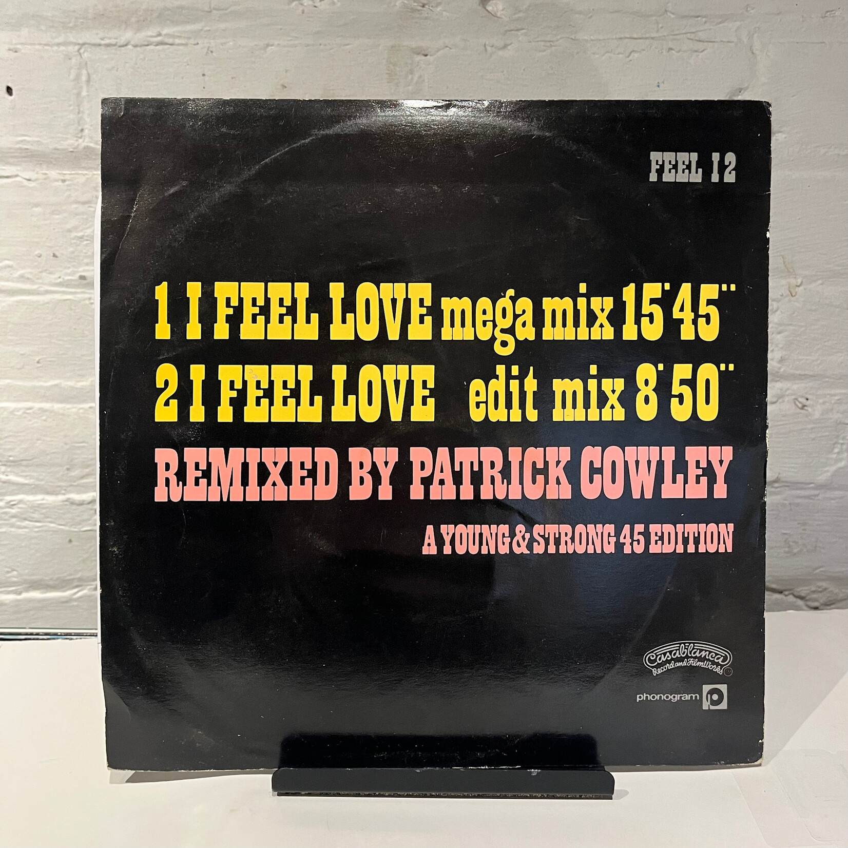 [Kollectible Vinyl] Summer, Donna: I Feel Love (12 " Remix, 1982, UK, VG+) [CASABLANCA]
