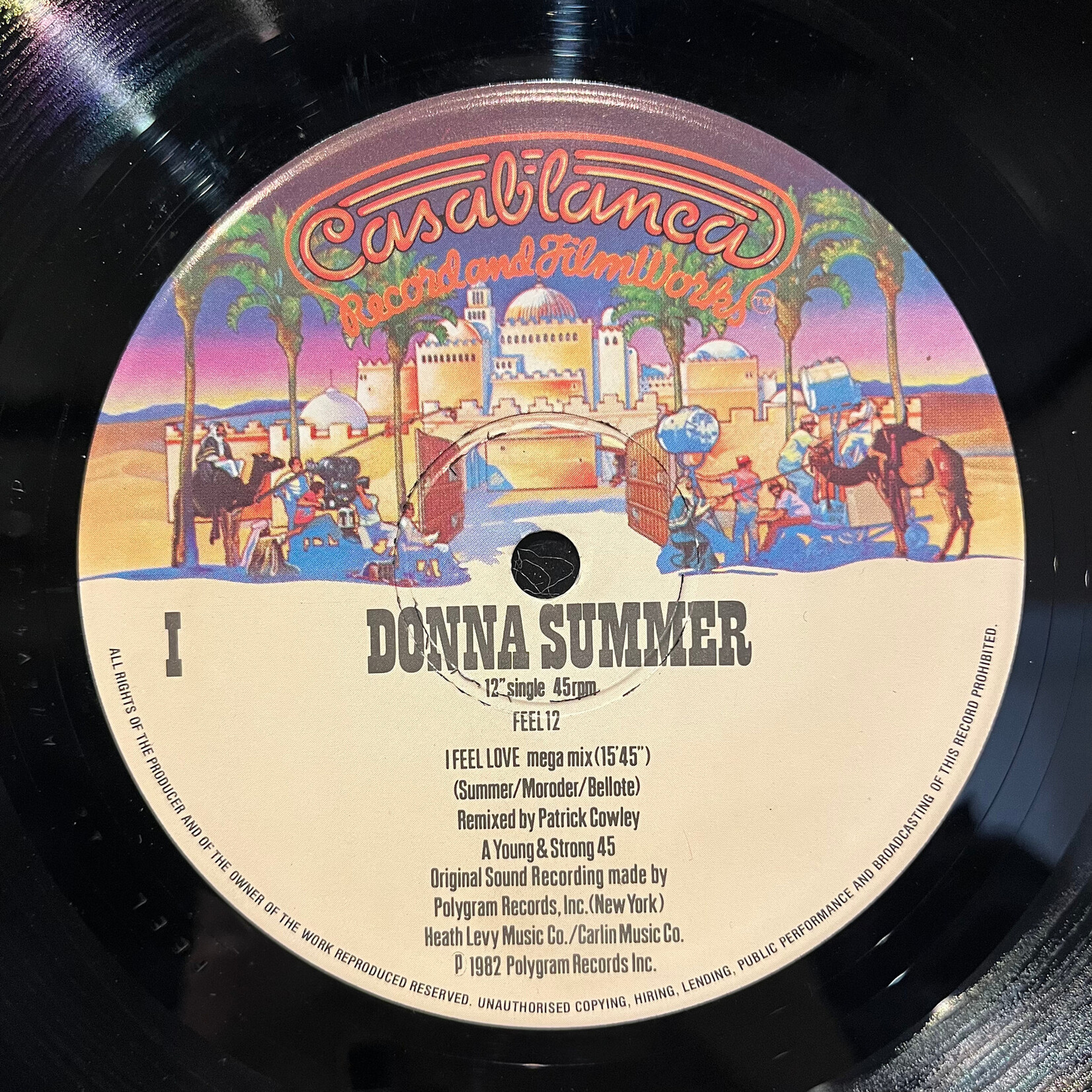 [Kollectible Vinyl] Summer, Donna: I Feel Love (12 " Remix, 1982, UK, VG+) [CASABLANCA]