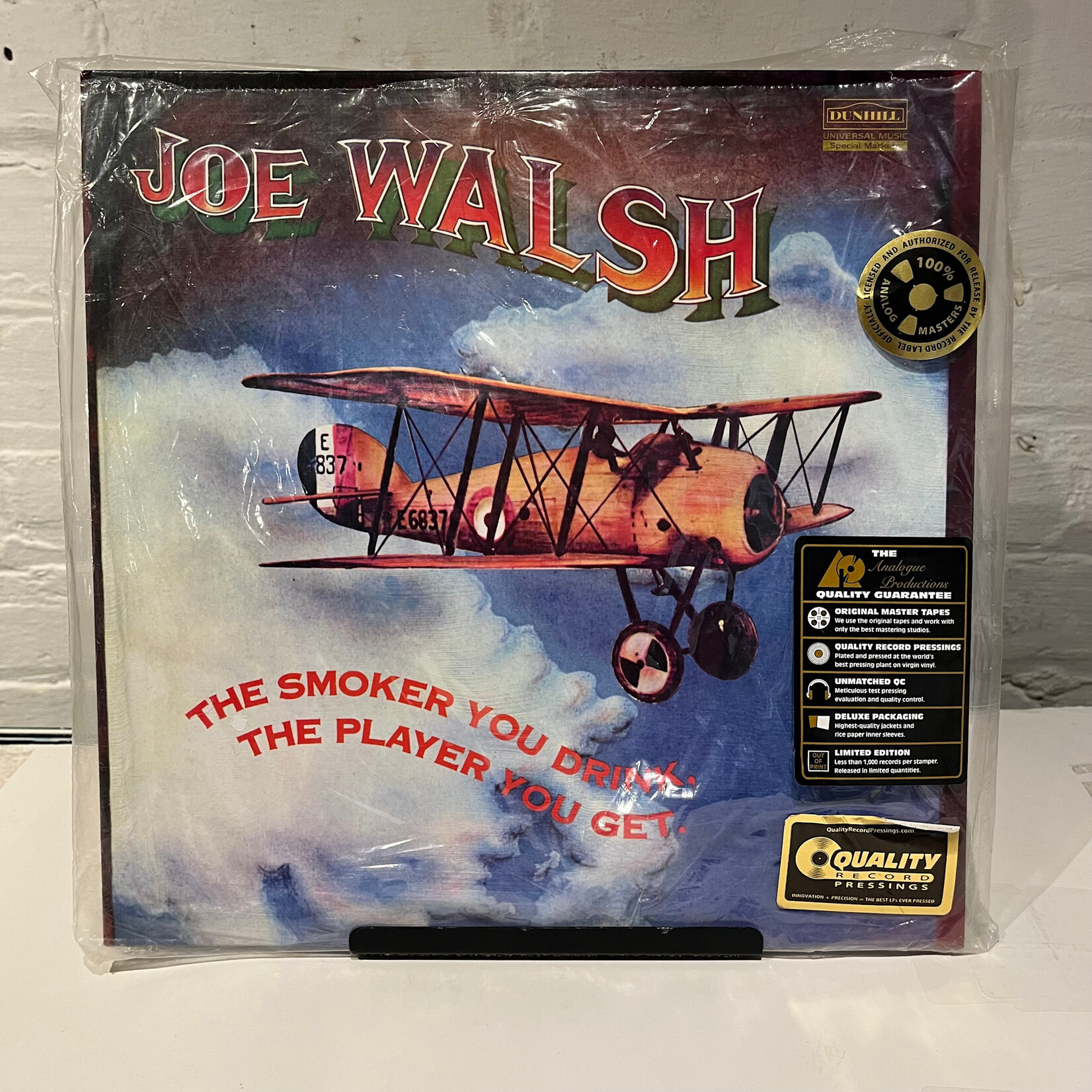 [Kollectible Vinyl] Walsh, Joe: The Smoker You Drink, The Player You Get (Limited Ed. 200g, 2017, USA, Ex) [DUNHILL]