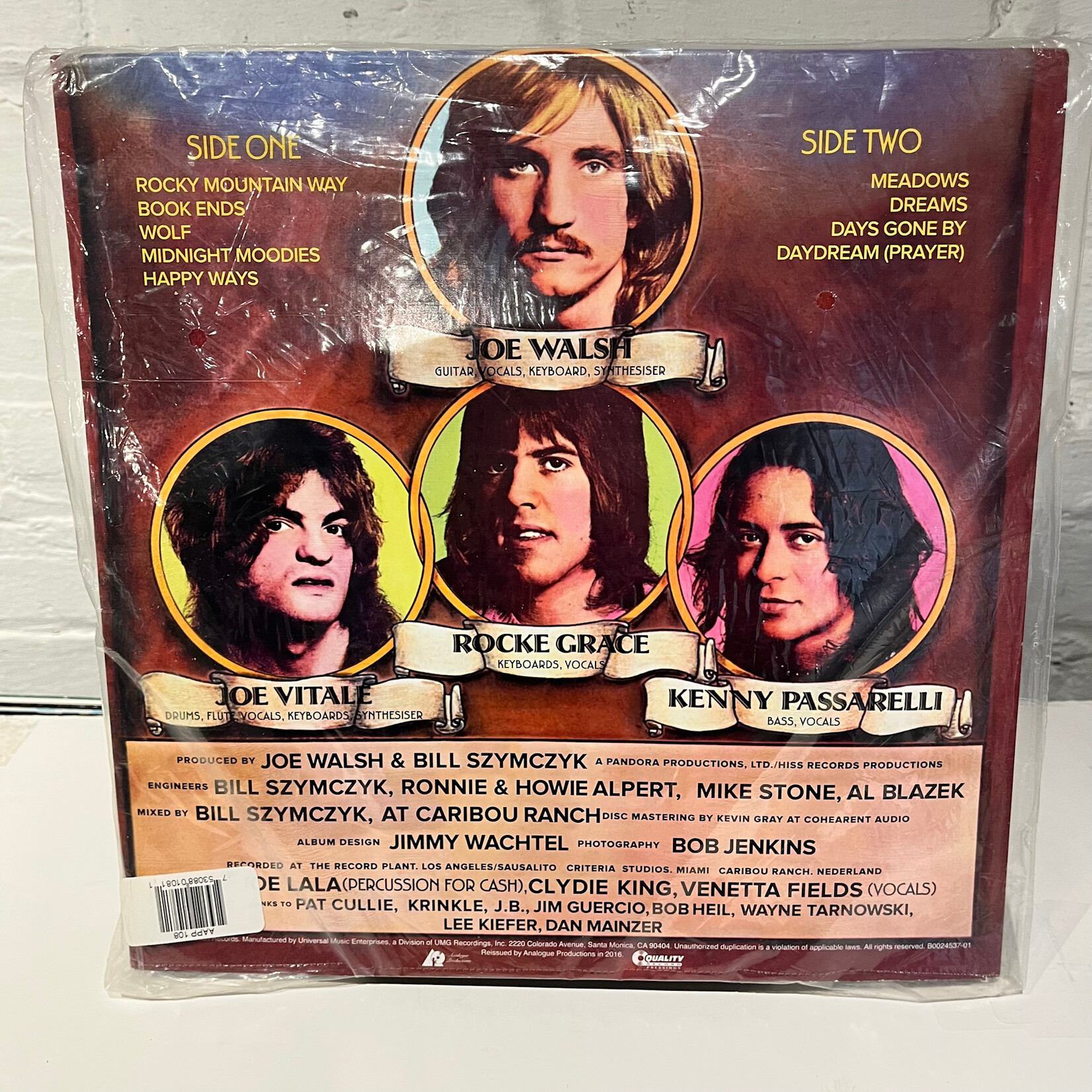 [Kollectible Vinyl] Walsh, Joe: The Smoker You Drink, The Player You Get (Limited Ed. 200g, 2017, USA, Ex) [DUNHILL]