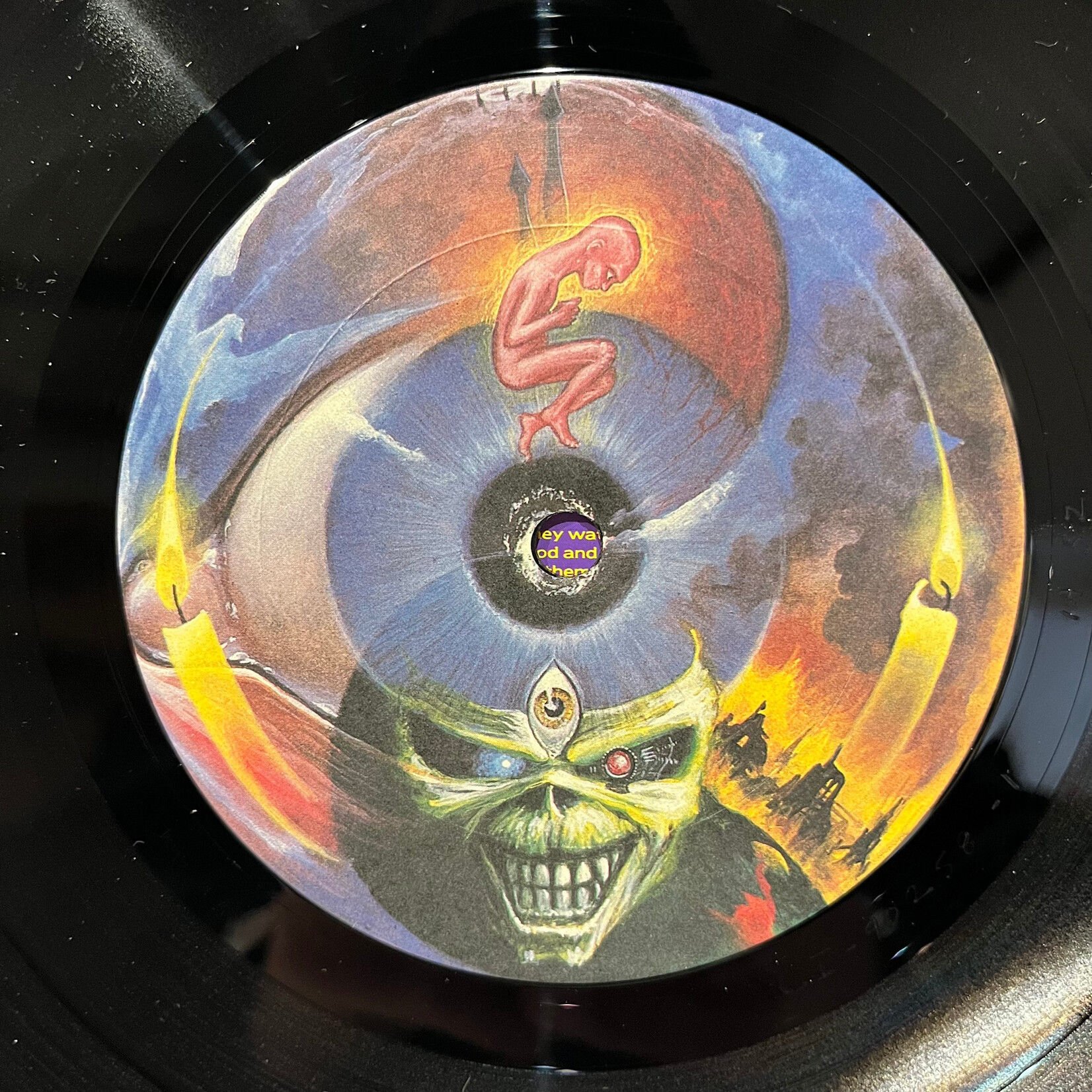 [Kollectible Vinyl] Iron Maiden: Seventh Son Of A Seventh Son (w/insert, 1988, Canada, VG+) [EMI]
