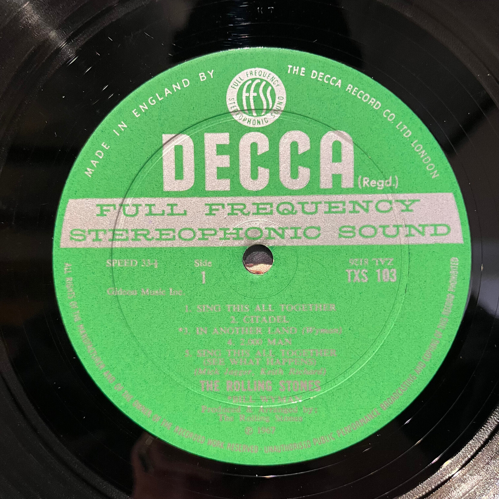 [Kollectible Vinyl] Rolling Stones: Their Satanic Majesties Request (w/inner, 1967, UK, VG) [DECCA]