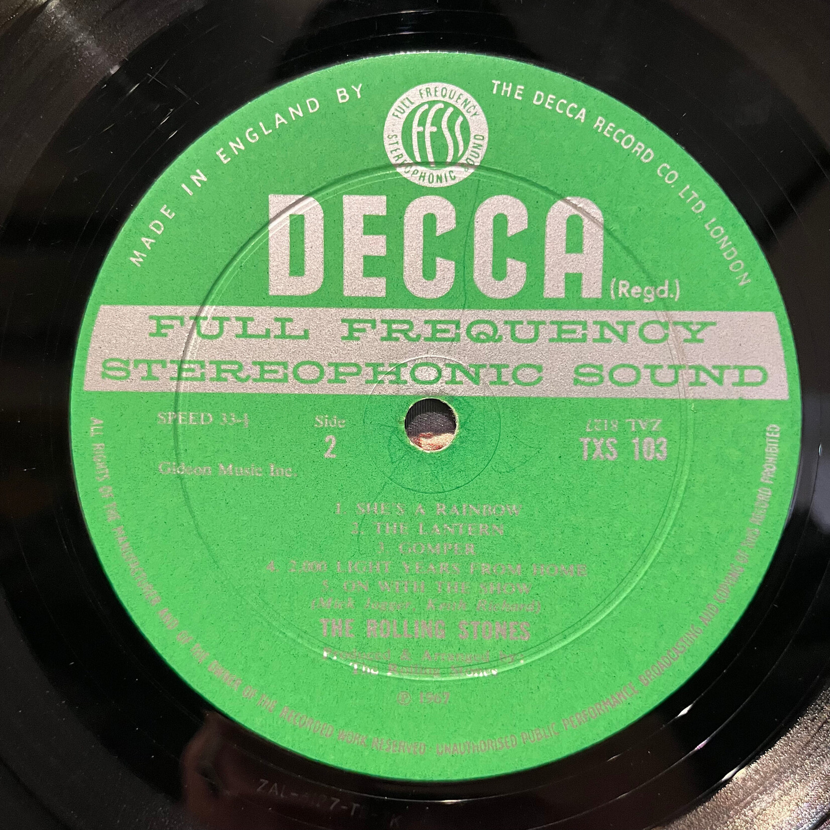 [Kollectible Vinyl] Rolling Stones: Their Satanic Majesties Request (w/inner, 1967, UK, VG) [DECCA]