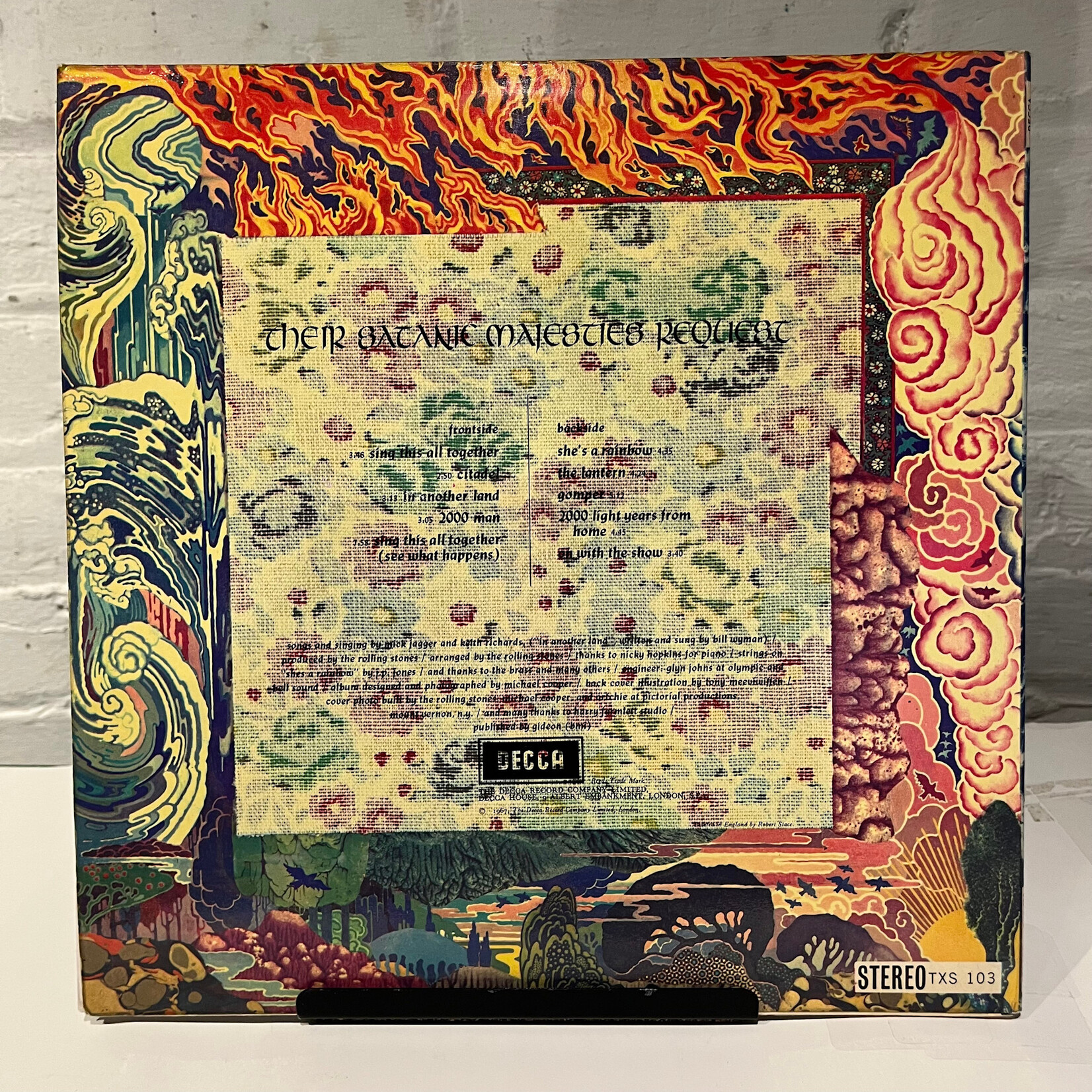 [Kollectible Vinyl] Rolling Stones: Their Satanic Majesties Request (w/inner, 1967, UK, VG) [DECCA]