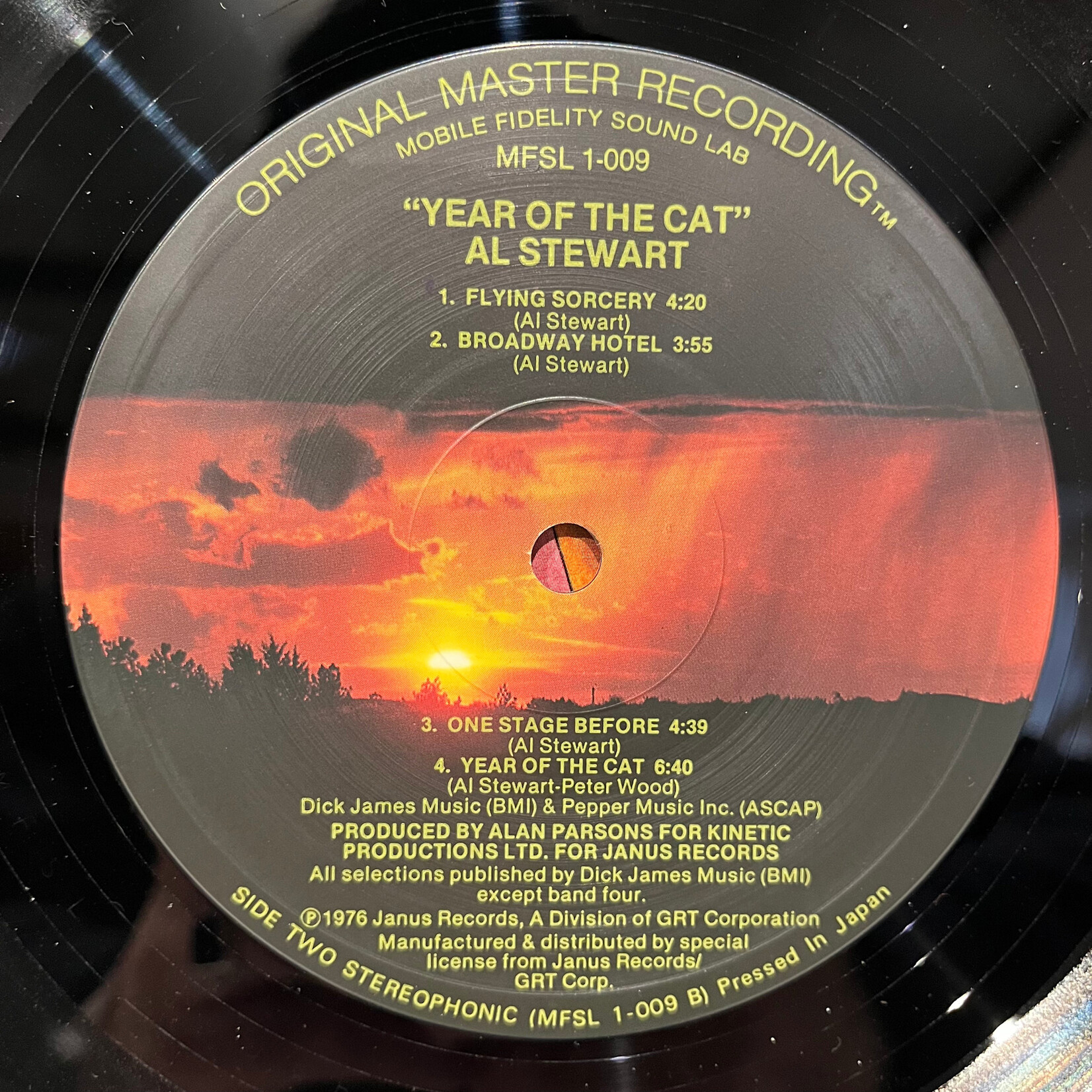 [Kollectible Vinyl] Stewart, Al: Year Of The Cat (Limited Ed. Audiophile Press, 1978, USA, VG+) [MOBILE FIDELITY]