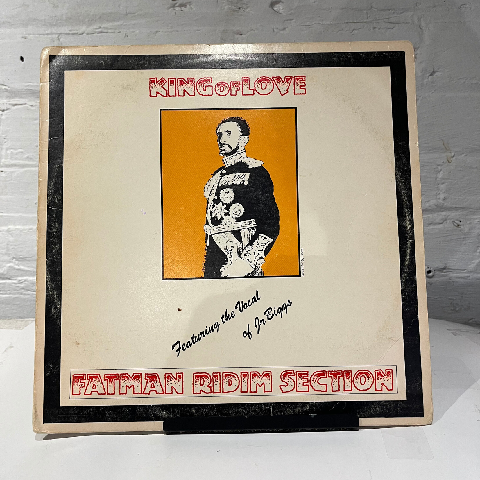 [Kollectible Vinyl] Fatman Ridim Section Feat. Jr Biggs: King Of Love (1984, USA, VG) [FATMAN]
