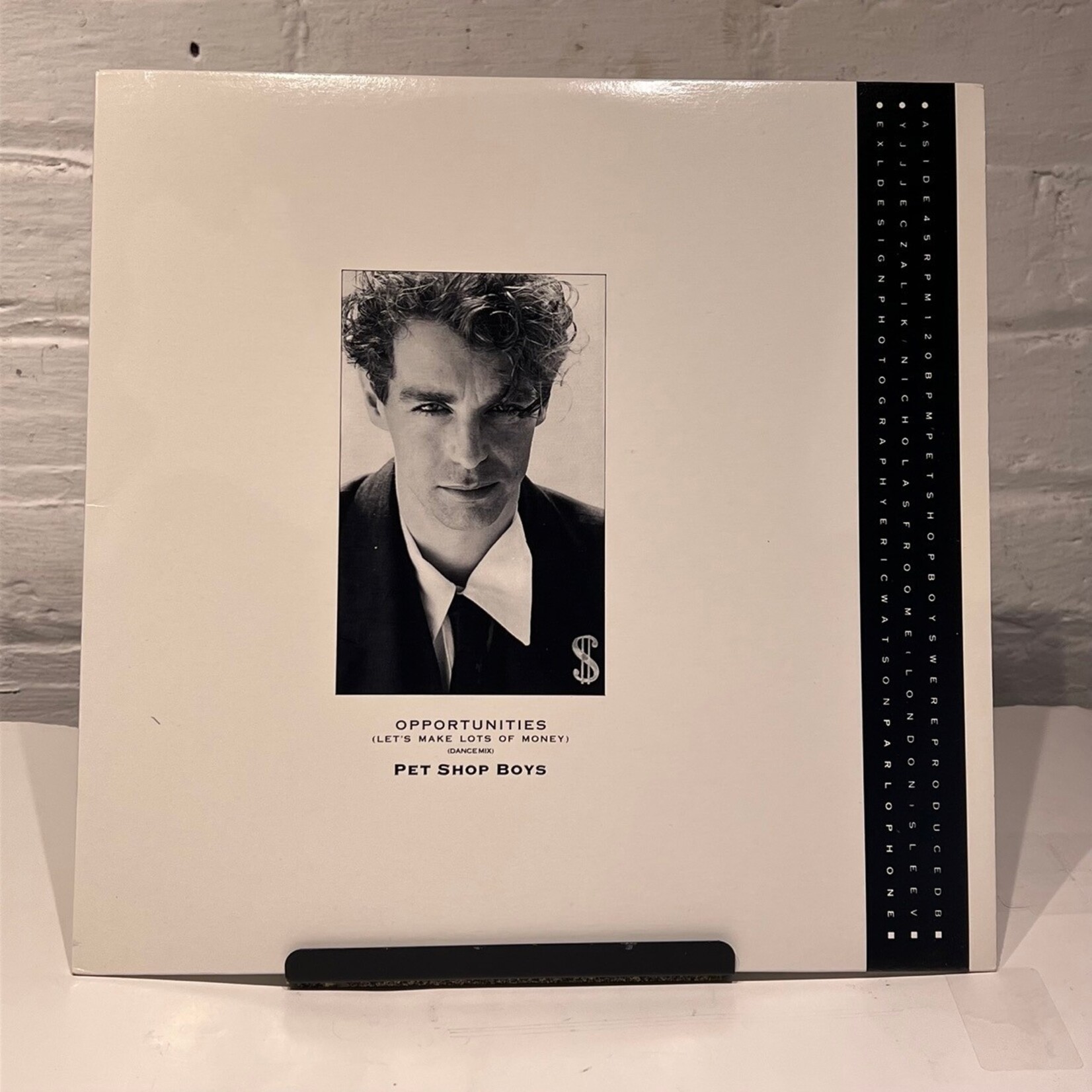 [Nick's Disk Pics] Pet Shop Boys: Opportunities (Let's Make Lots of Money) (1985, CANADA, 12", VG+) [CAPITOL]