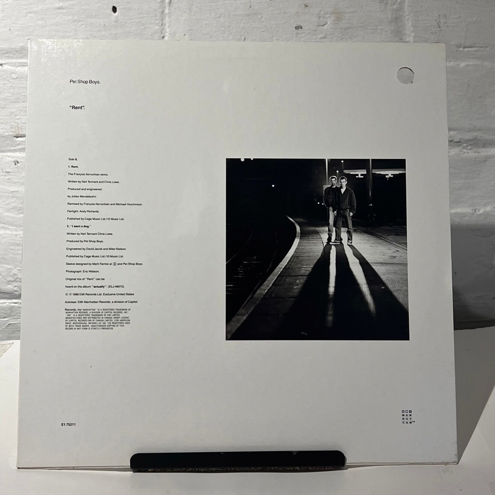 [Nick's Disk Pics] Pet Shop Boys w Dusty Springfield: What Have I Done To Deserve This (1988, USA, 12" EP, VG+)[EMI]