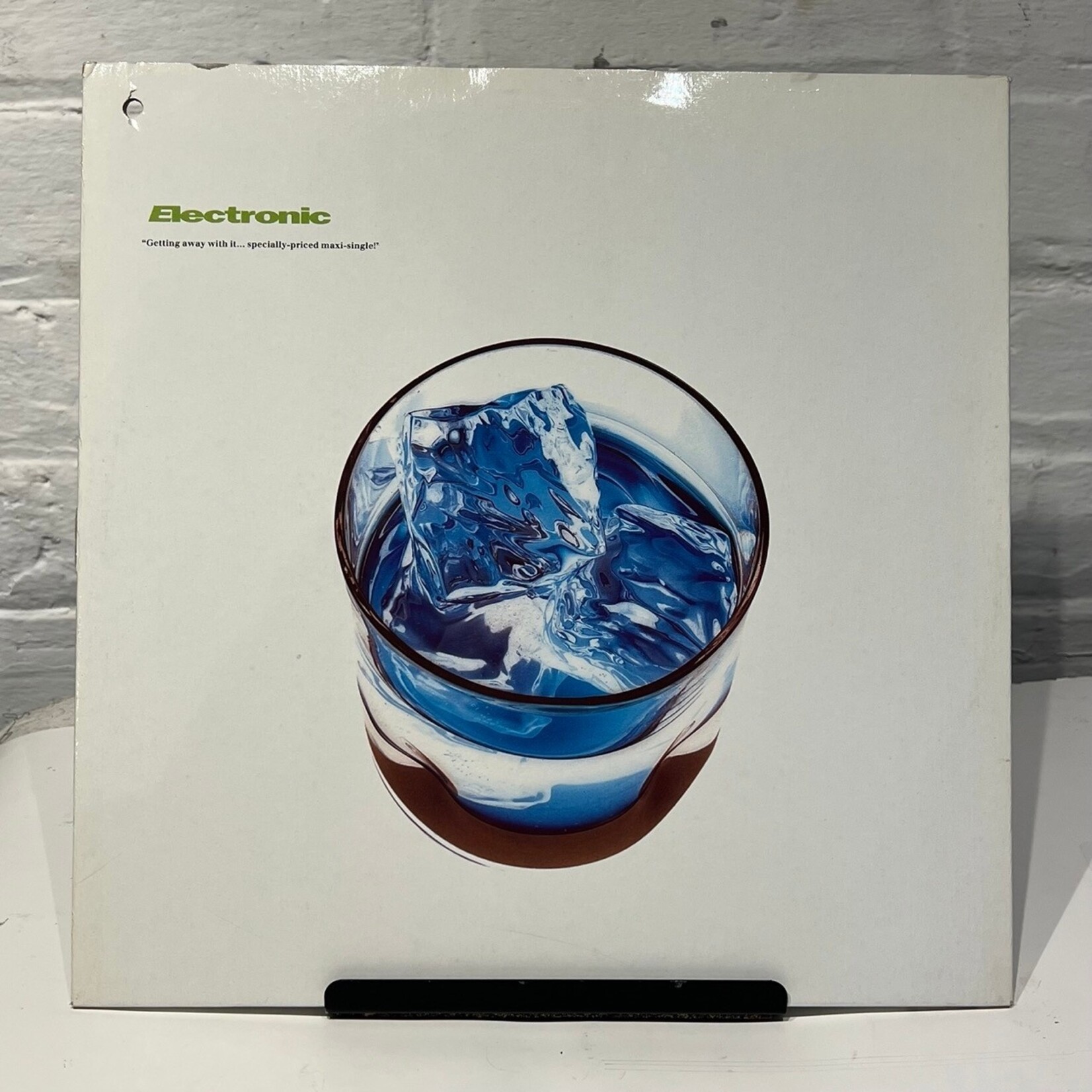 [Nick's Disk Pics] Electronic: Getting Away With It  (1990, USA, Smiths, New Order + Pet Shop Boys Collab, 12" EP, VG+) [WARNER]