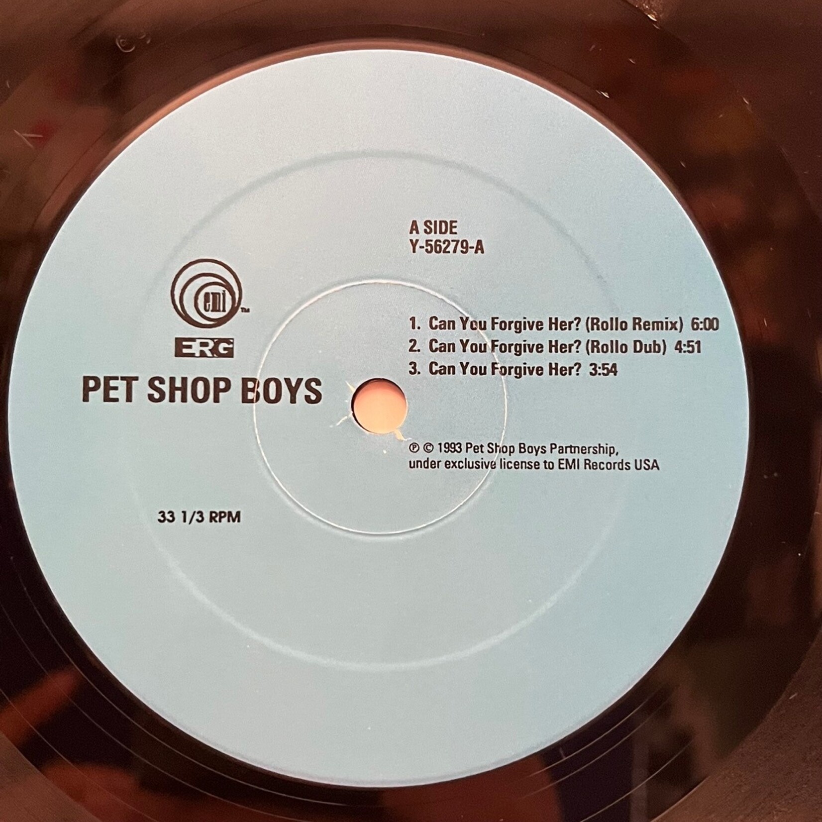 [Nick's Disk Pics] Pet Shop Boys: Can You Forgive Her? (1993, USA, 12' EP,  VG+) [ERG]
