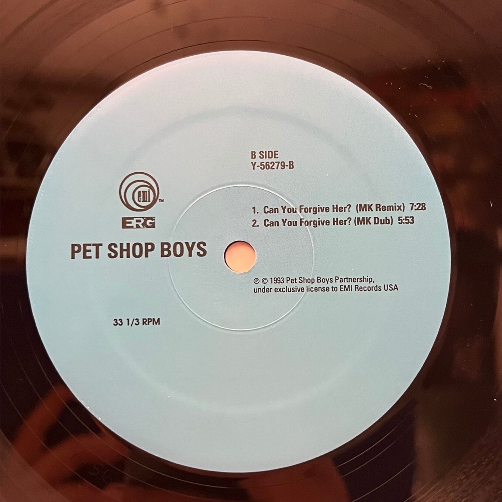 [Nick's Disk Pics] Pet Shop Boys: Can You Forgive Her? (1993, USA, 12' EP,  VG+) [ERG]