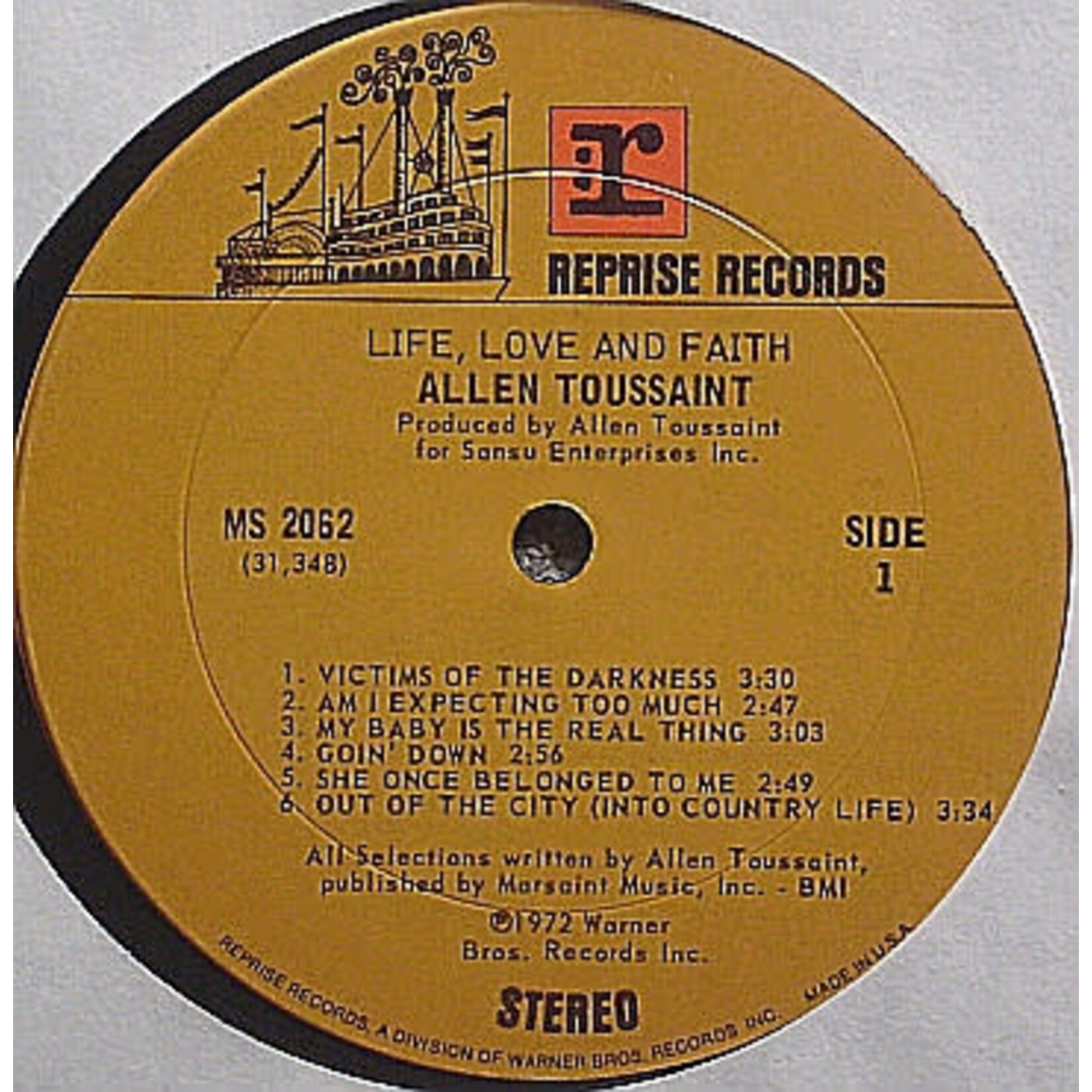 [Nick's Disk Pics] Toussaint: Life, Love And Faith (1972, USA, Sealed) [WARNER]