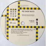 [Nick's Disk Pics] Pet Shop Boys: Left to My Own Devices (1988, USA, 12" EP, VG+) [EMI]