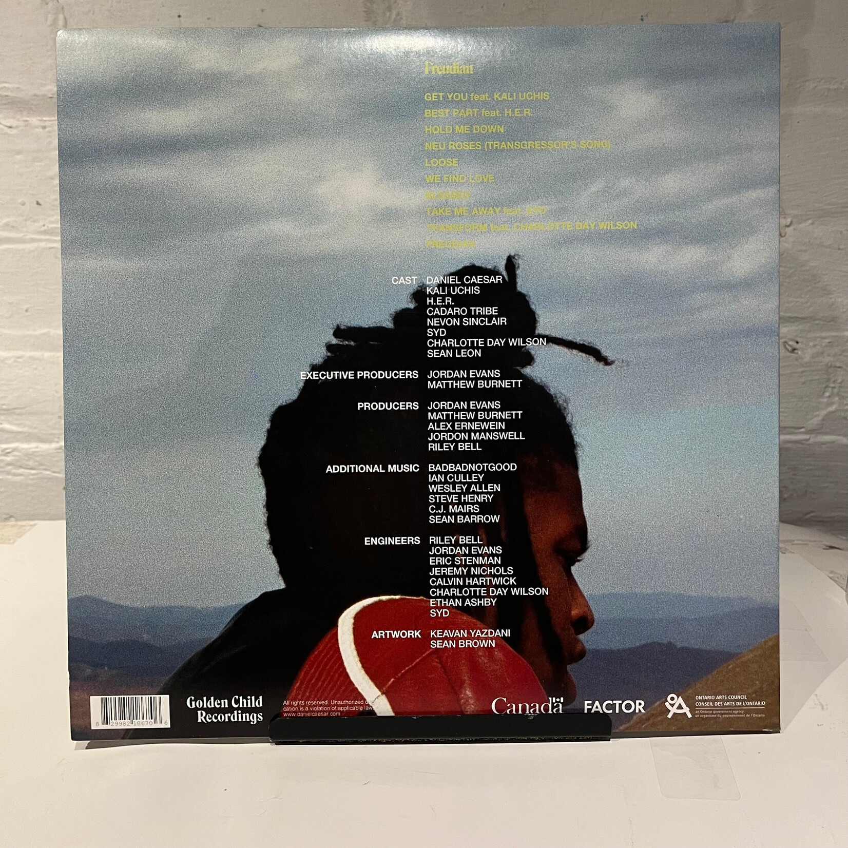 [Kollectible Vinyl] Caesar, Daniel: Freudian (2021, USA/Canada, Blue Wax, VG+) [GOLDEN CHILD]
