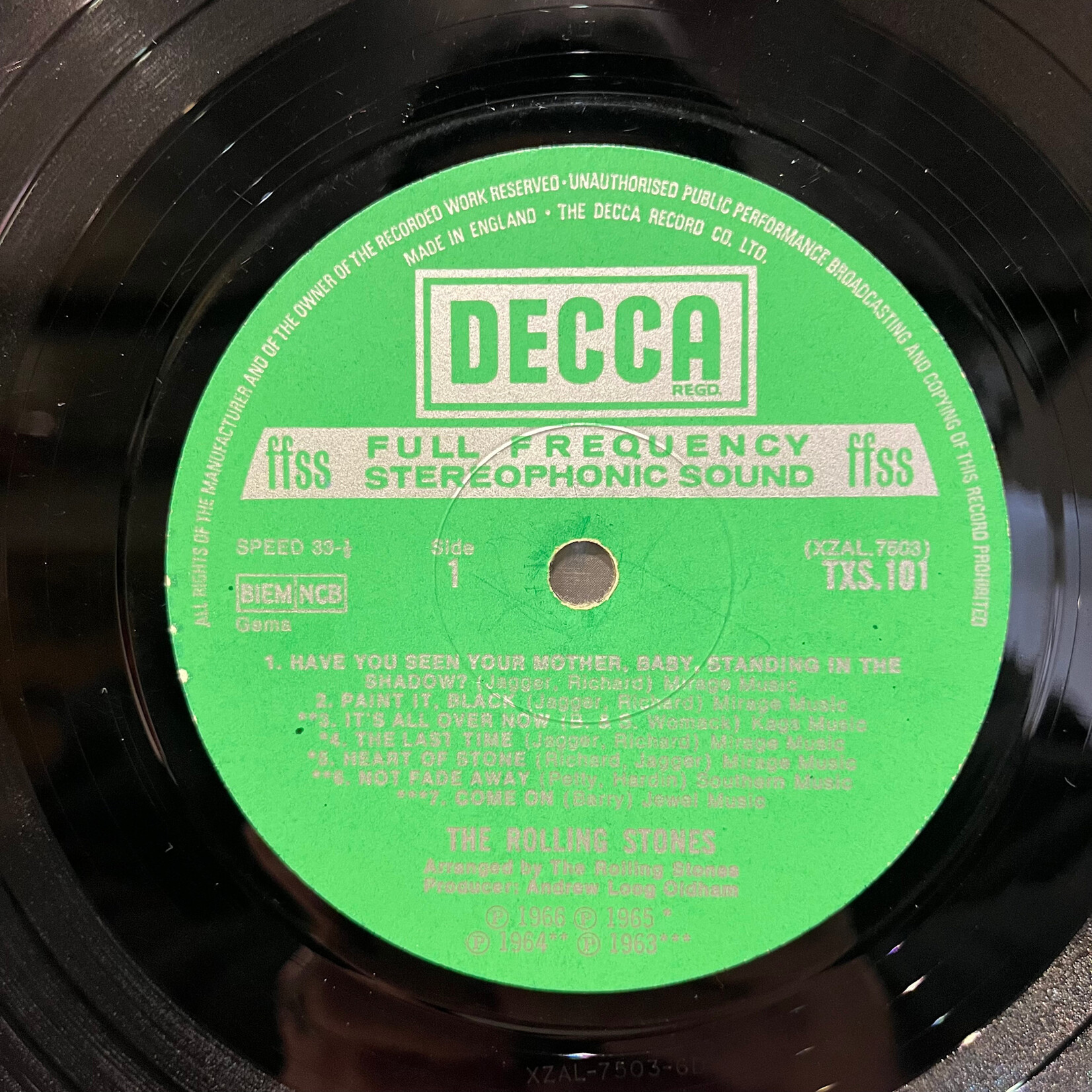 [Kollectible Vinyl] Rolling Stones: Big Hits (High Tide And Green Grass) (w/ Picture Book + OG Inner, Boxed Green Decca) [DECCA}
