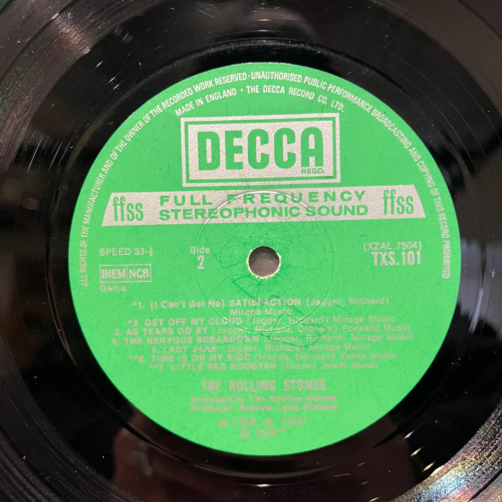 [Kollectible Vinyl] Rolling Stones: Big Hits (High Tide And Green Grass) (w/ Picture Book + OG Inner, Boxed Green Decca) [DECCA}